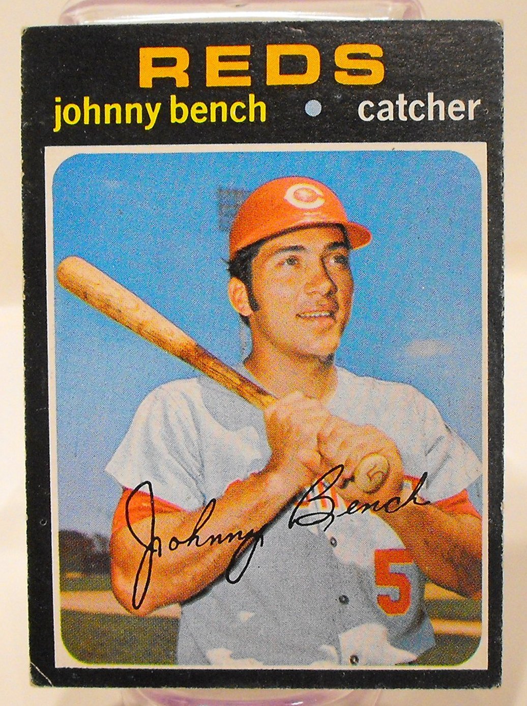 Vintage Johnny Bench Topps Baseball Cards
