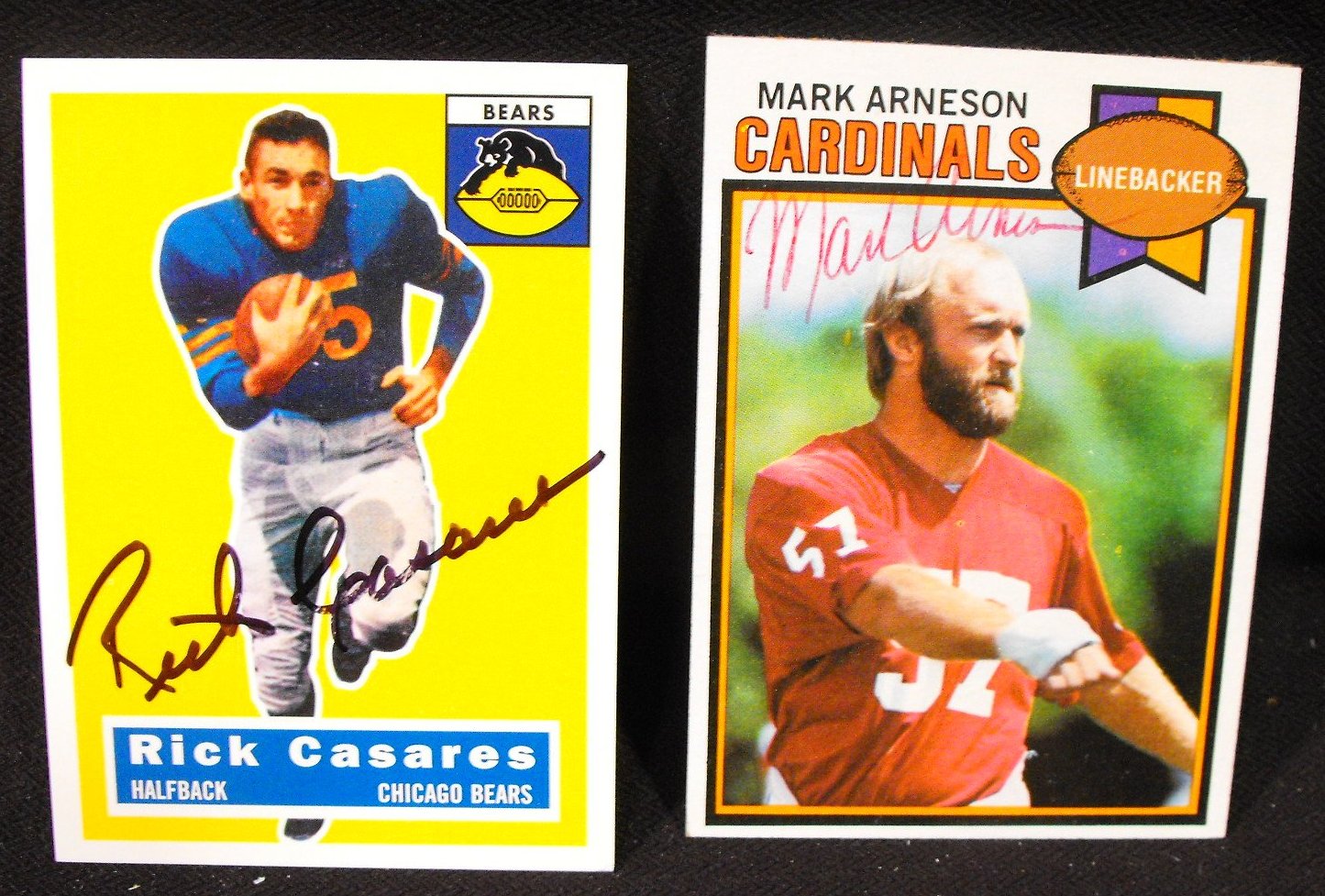 (16) Autographed NFL Football Cards