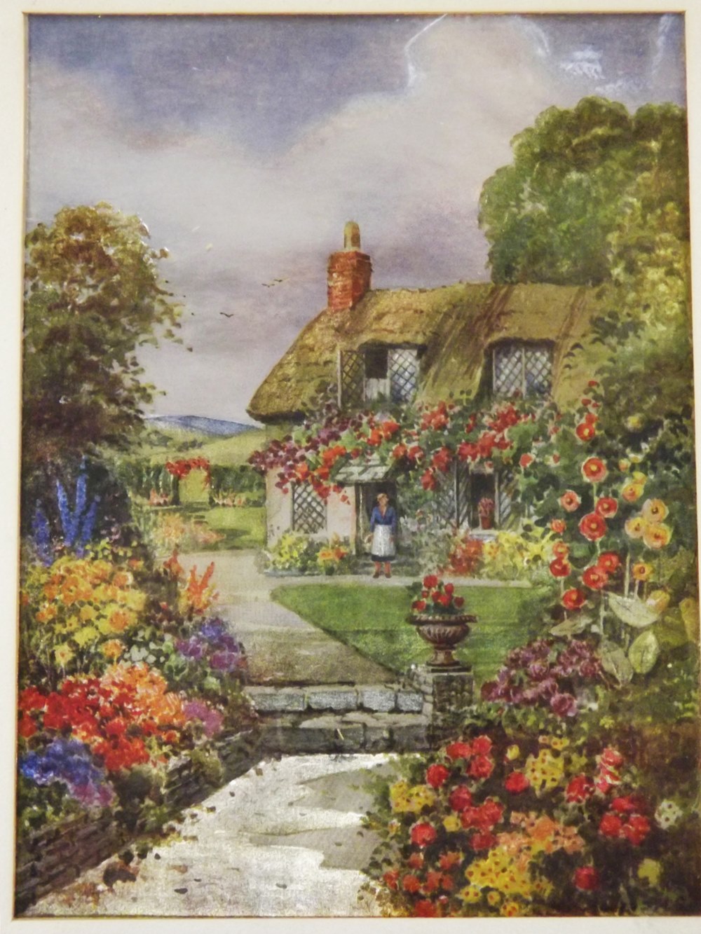 Vintage Pair of Foil Prints