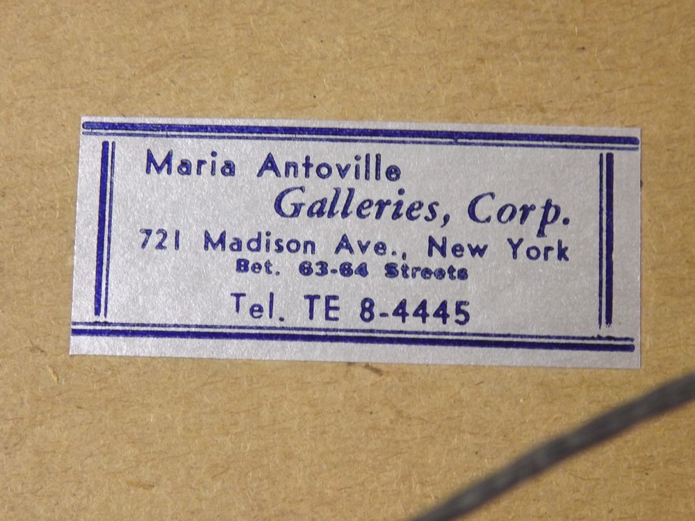 Vintage Pair of Foil Prints