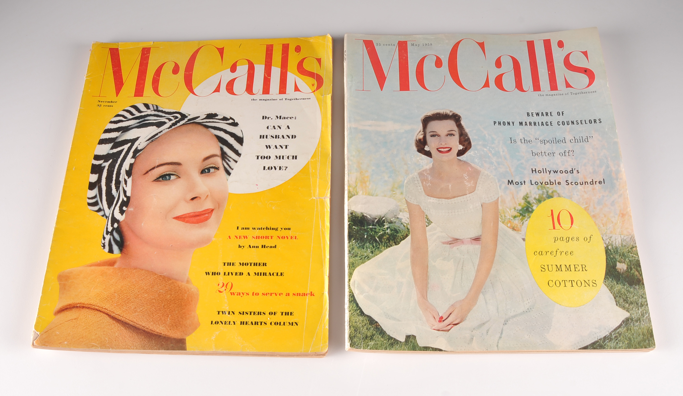Modern Lot of 1950's Ladies Magazines