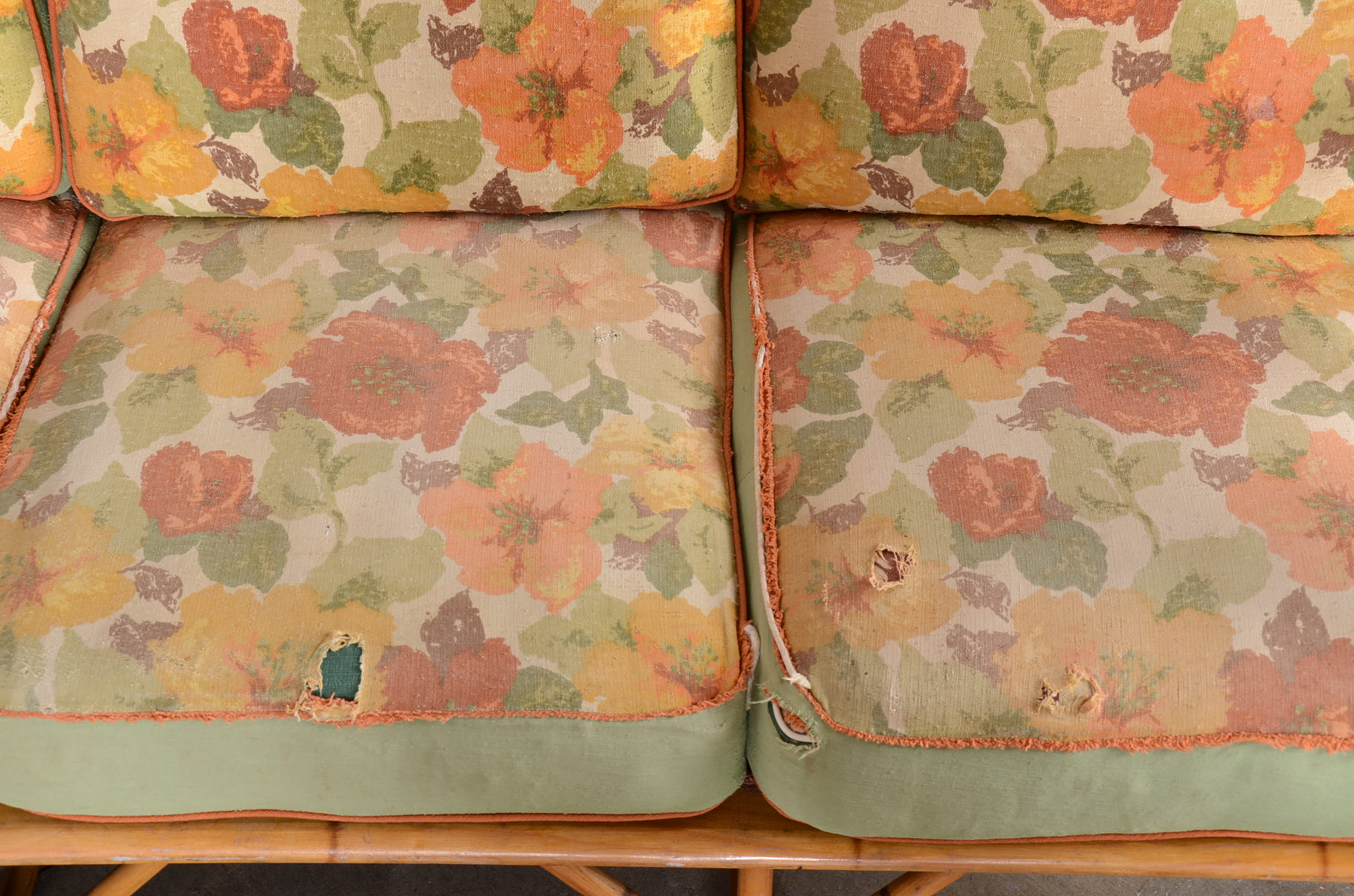 Mid Century Heywood Wakefield Rattan Patio Furniture