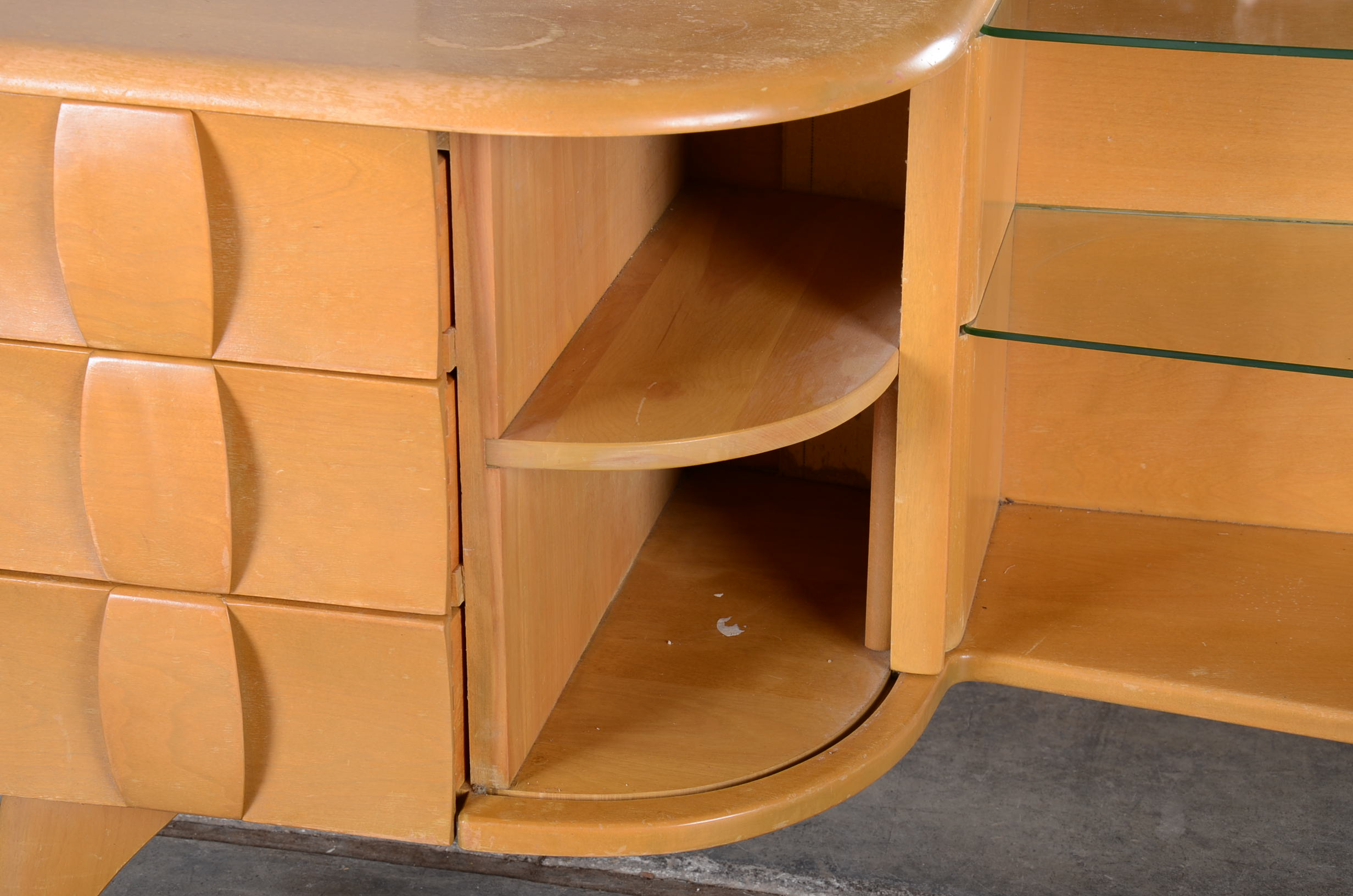 Heywood Wakefield Kohinoor Vanity with Mirror