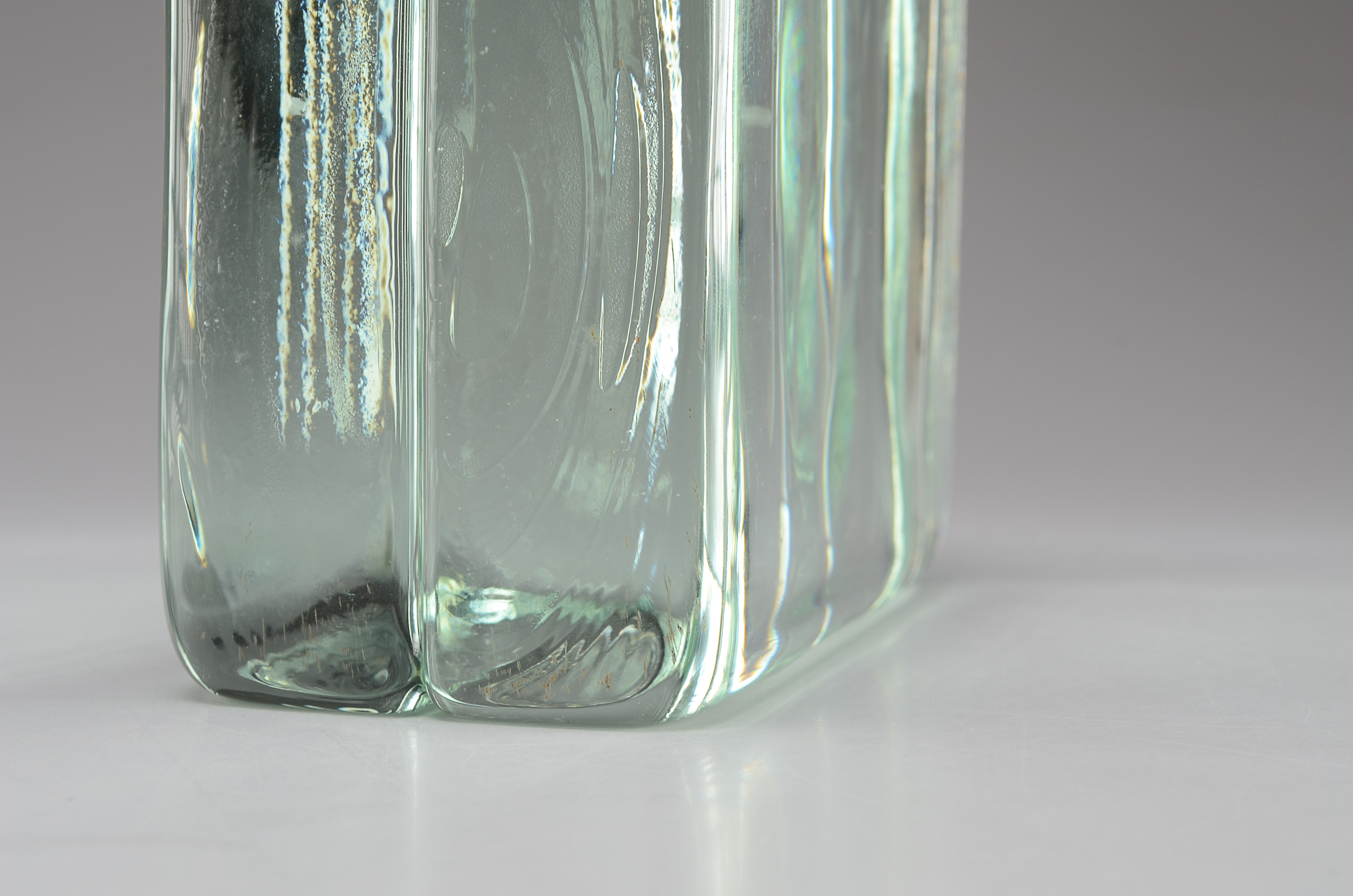 Modern Glass Block Book Ends