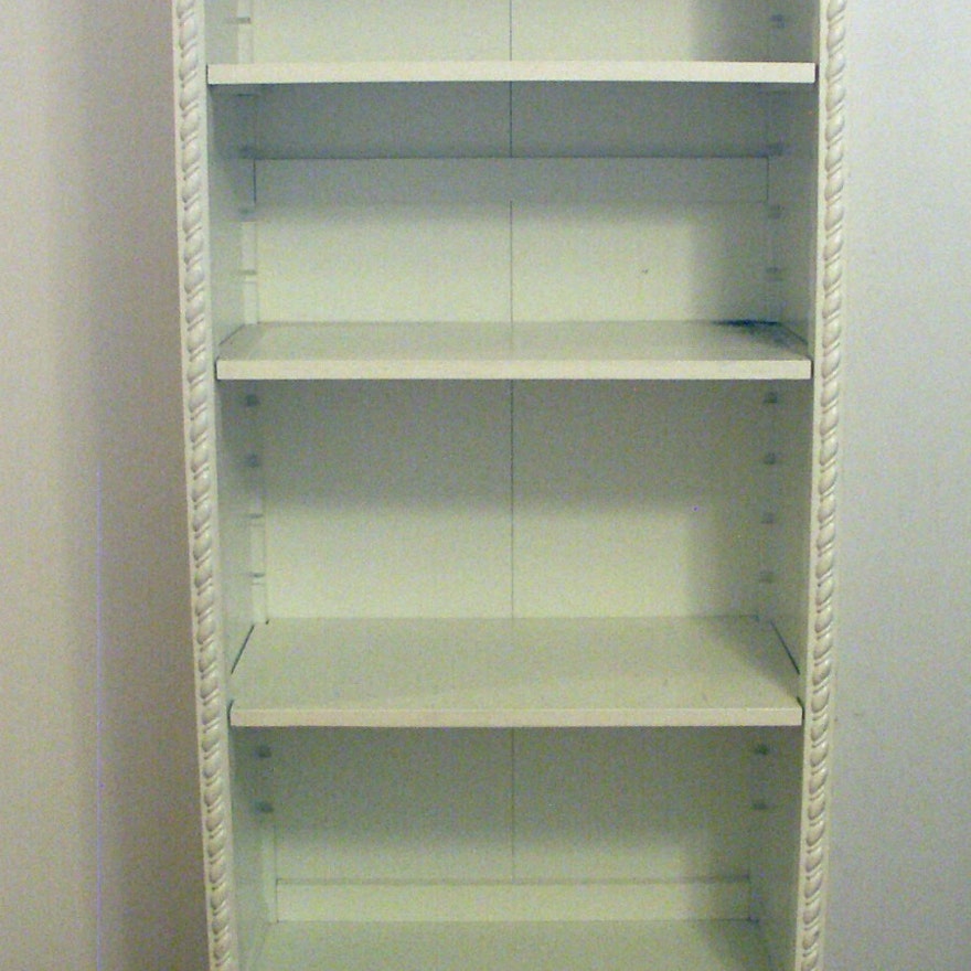 Simply Shabby Chic White Bookcase