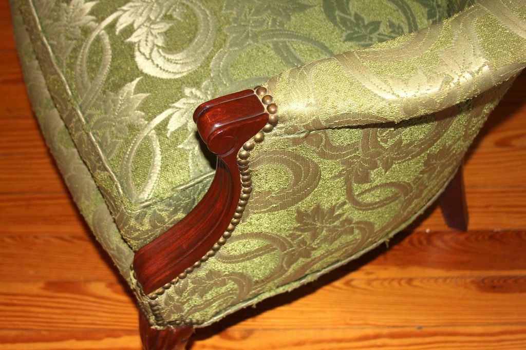 Sam Moore Channel Back Wing Chair