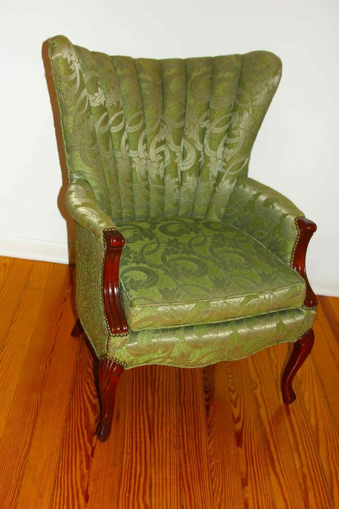 Sam Moore Channel Back Wing Chair