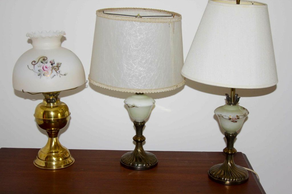 Trio of Vintage Lamps