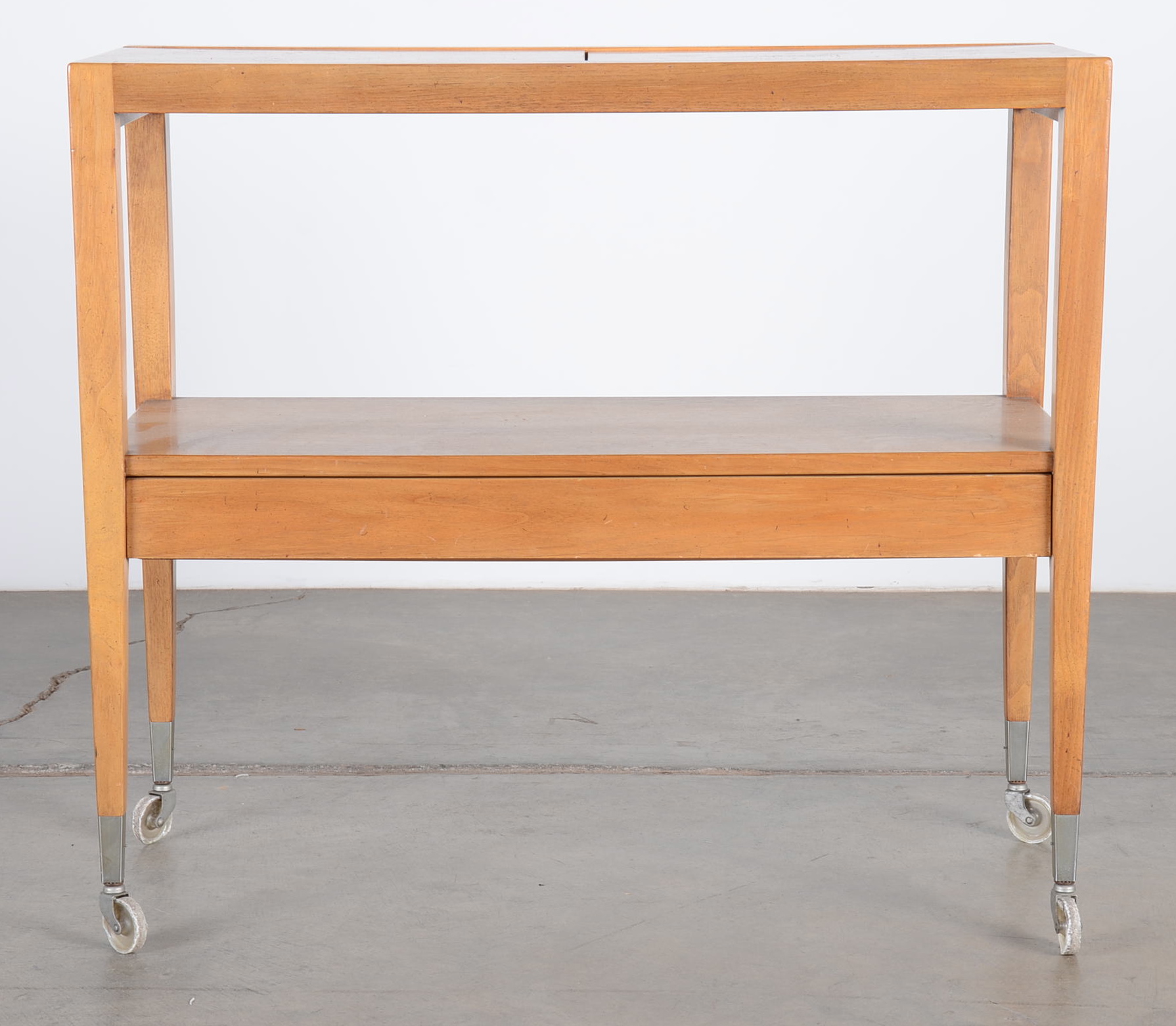 Vintage Sligh Wood Rolling Bar