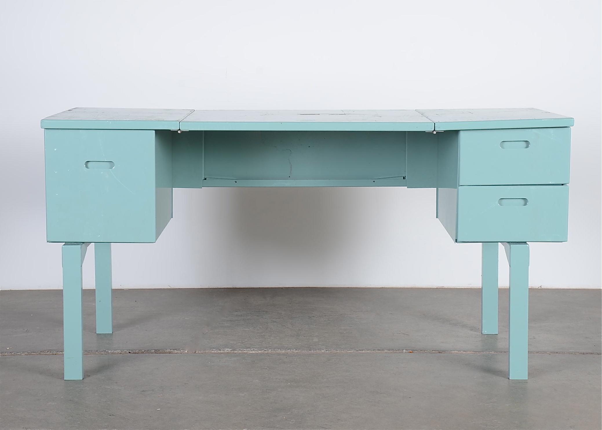 Mid Century Industrial Style Metal Compact Desk