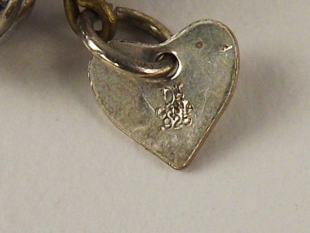 Modern Artisan Necklace on Copper Wire. 