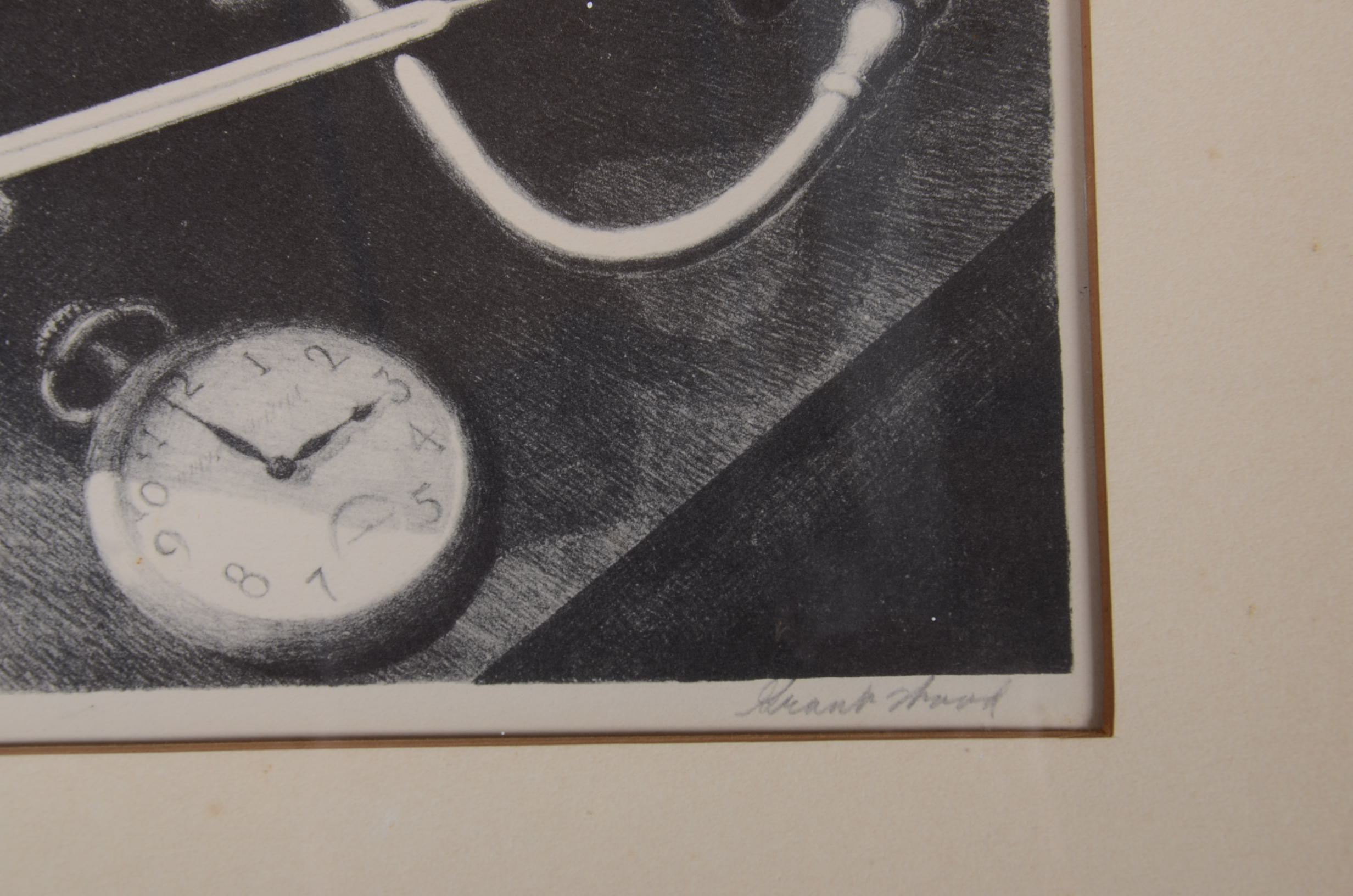 Grant Wood "Family Doctor," Photo Offset Lithography Print