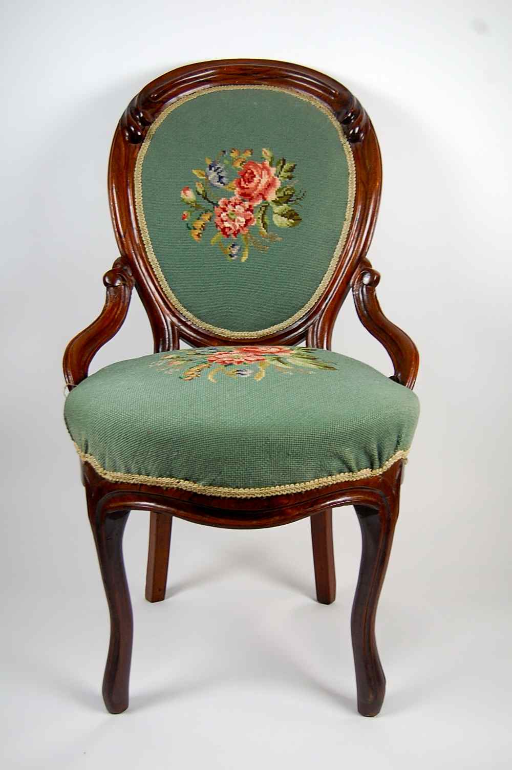 Victorian Needlepoint Chair