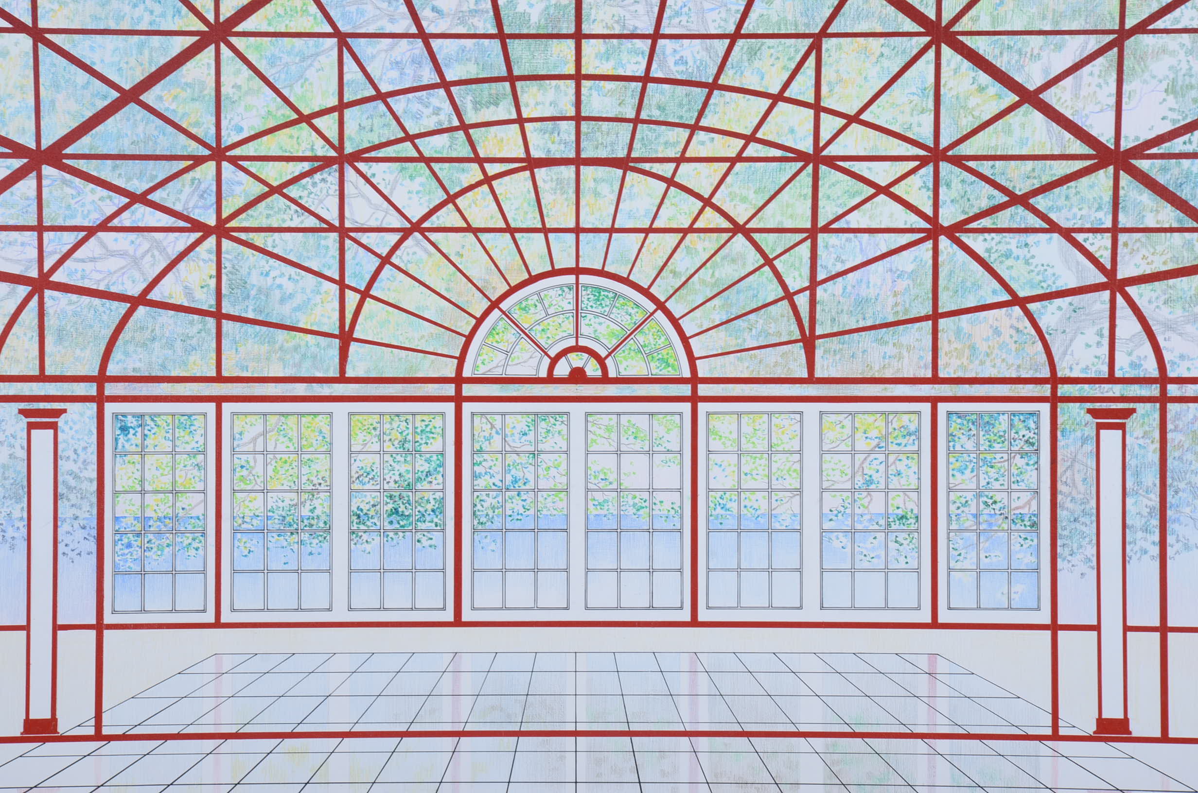 Original Mixed Media on Canvas Painting and Matching Lithograph