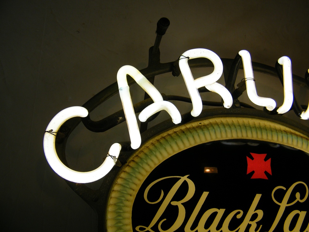 Carling's Black Label Beer Sign