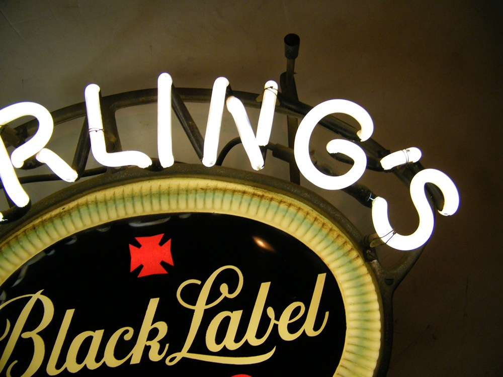 Carling's Black Label Beer Sign