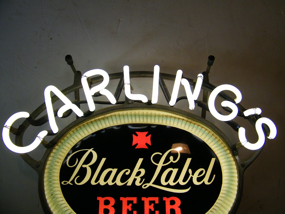 Carling's Black Label Beer Sign