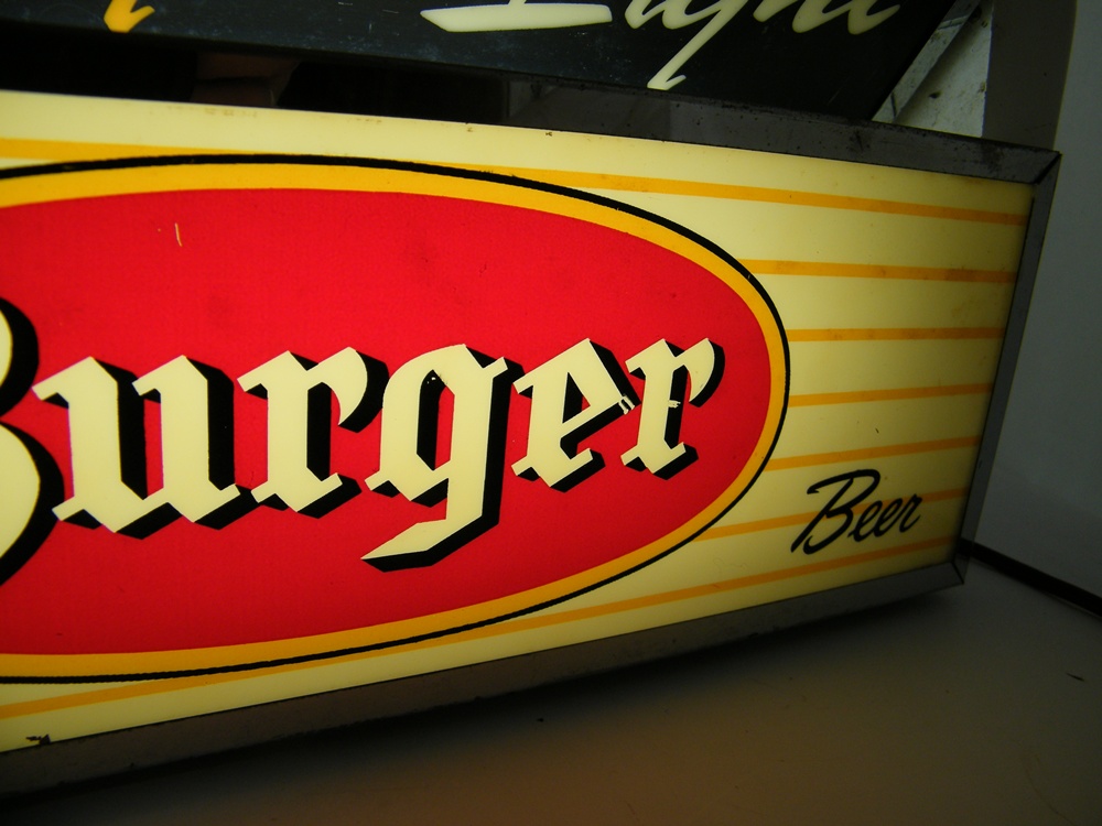 Burger Beer Rotating Beer Sign