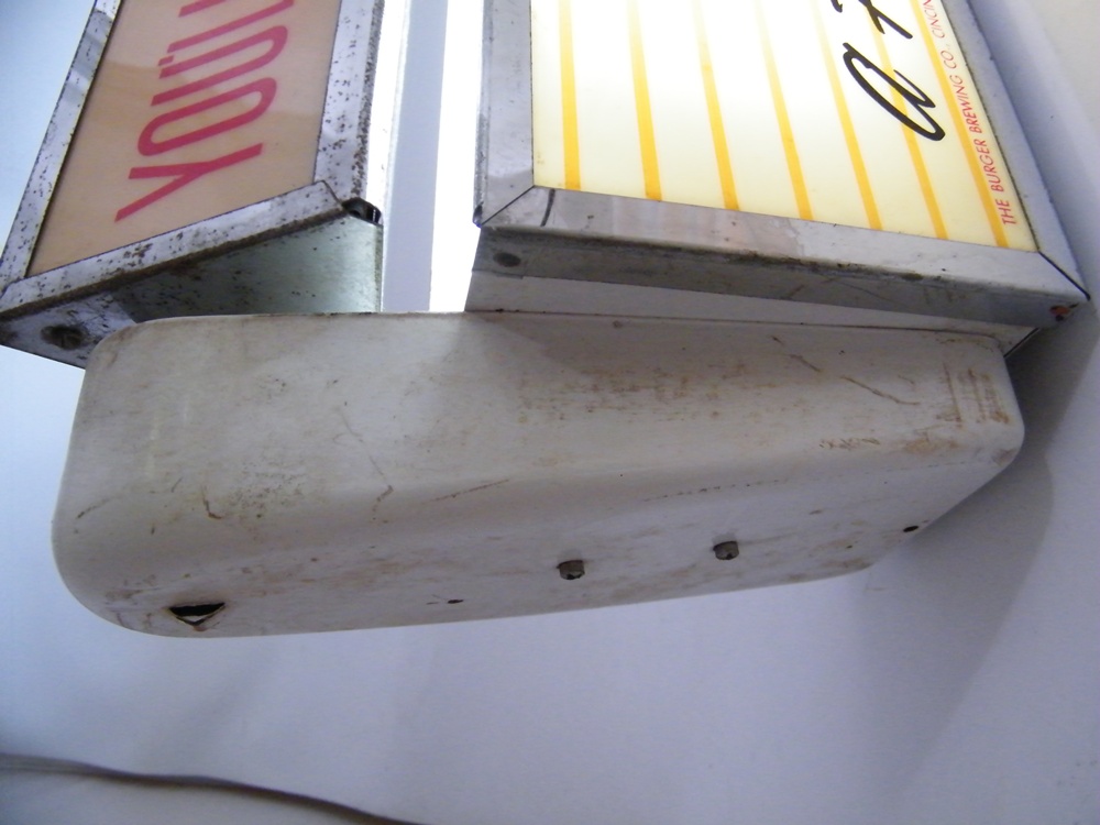 Burger Beer Rotating Beer Sign