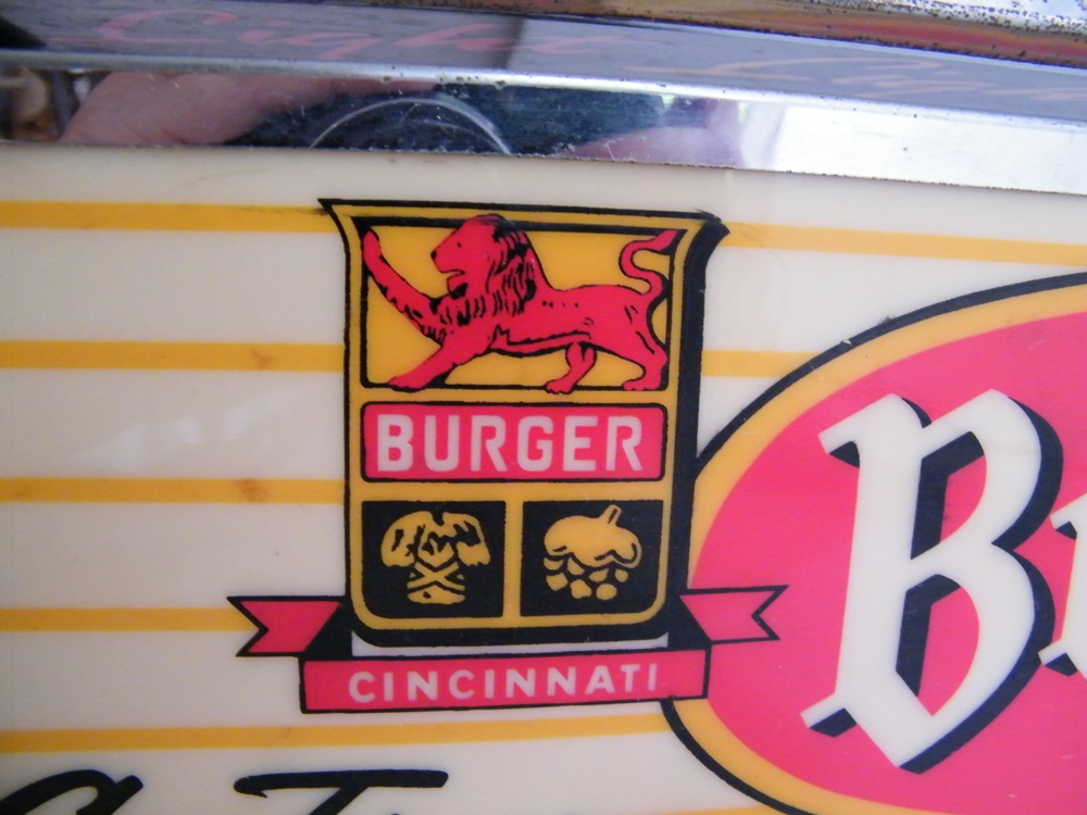 Burger Beer Rotating Beer Sign