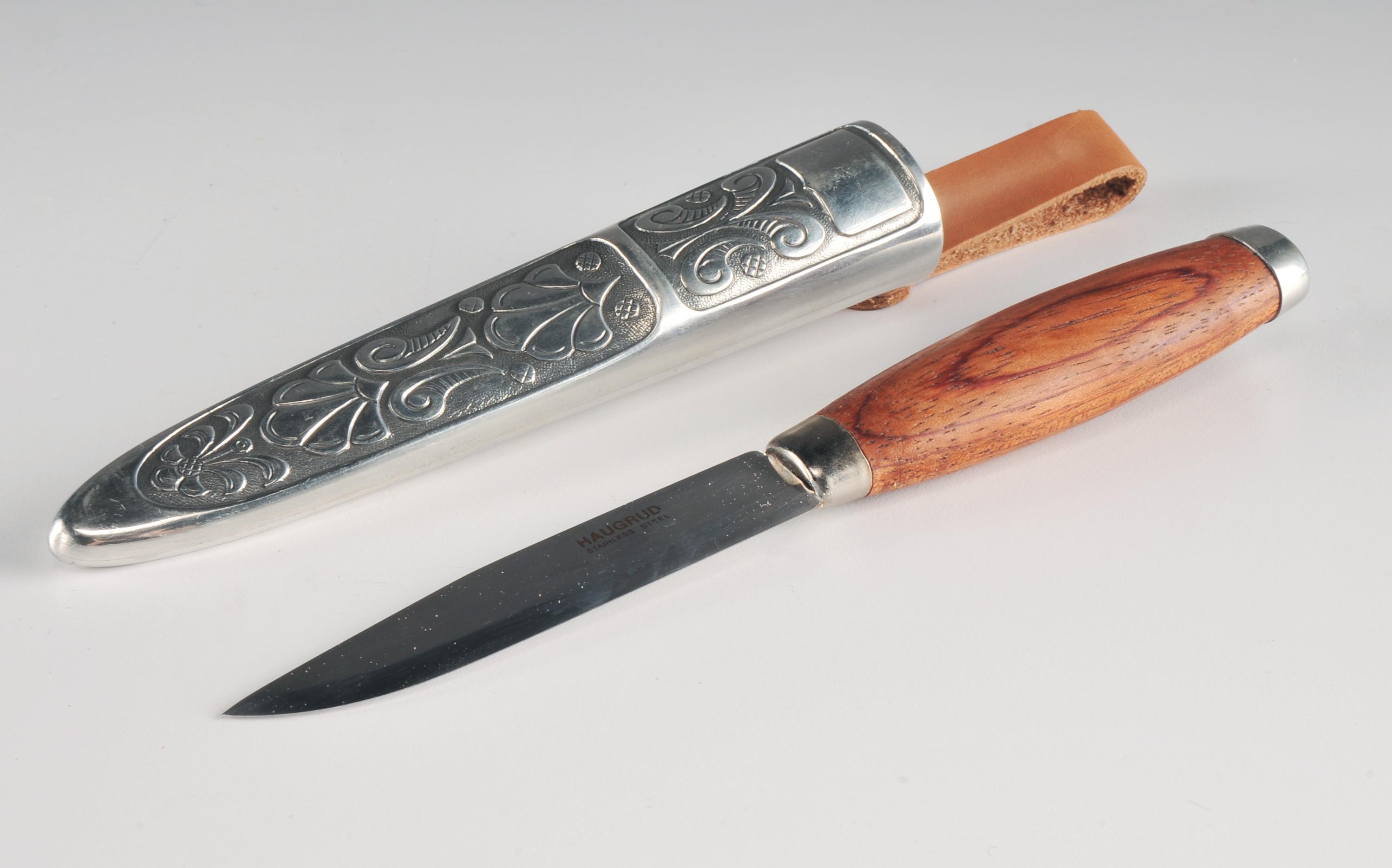 Haugrud Knife and Sheath. Norway