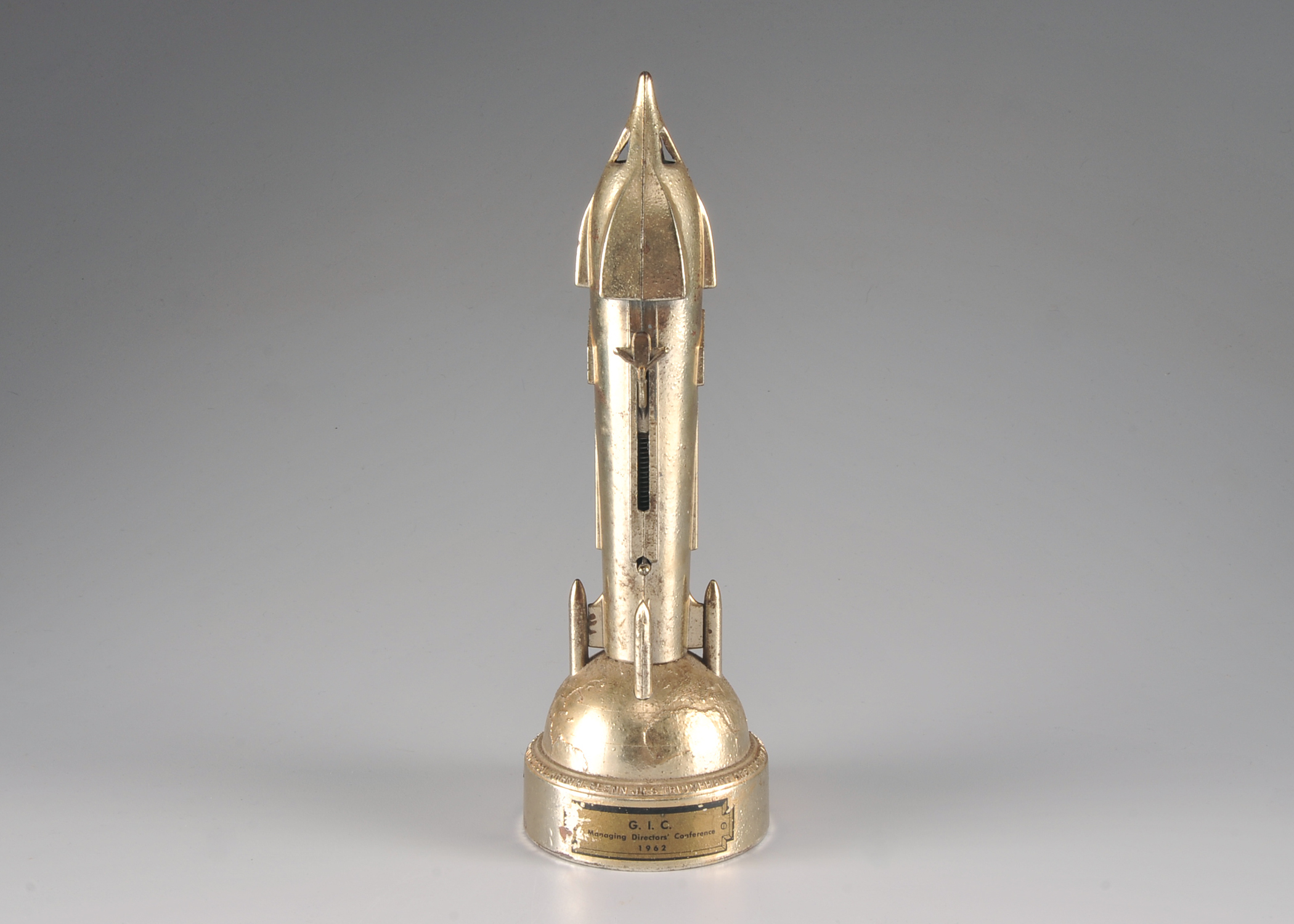 Metal Mechanical Rocket Bank