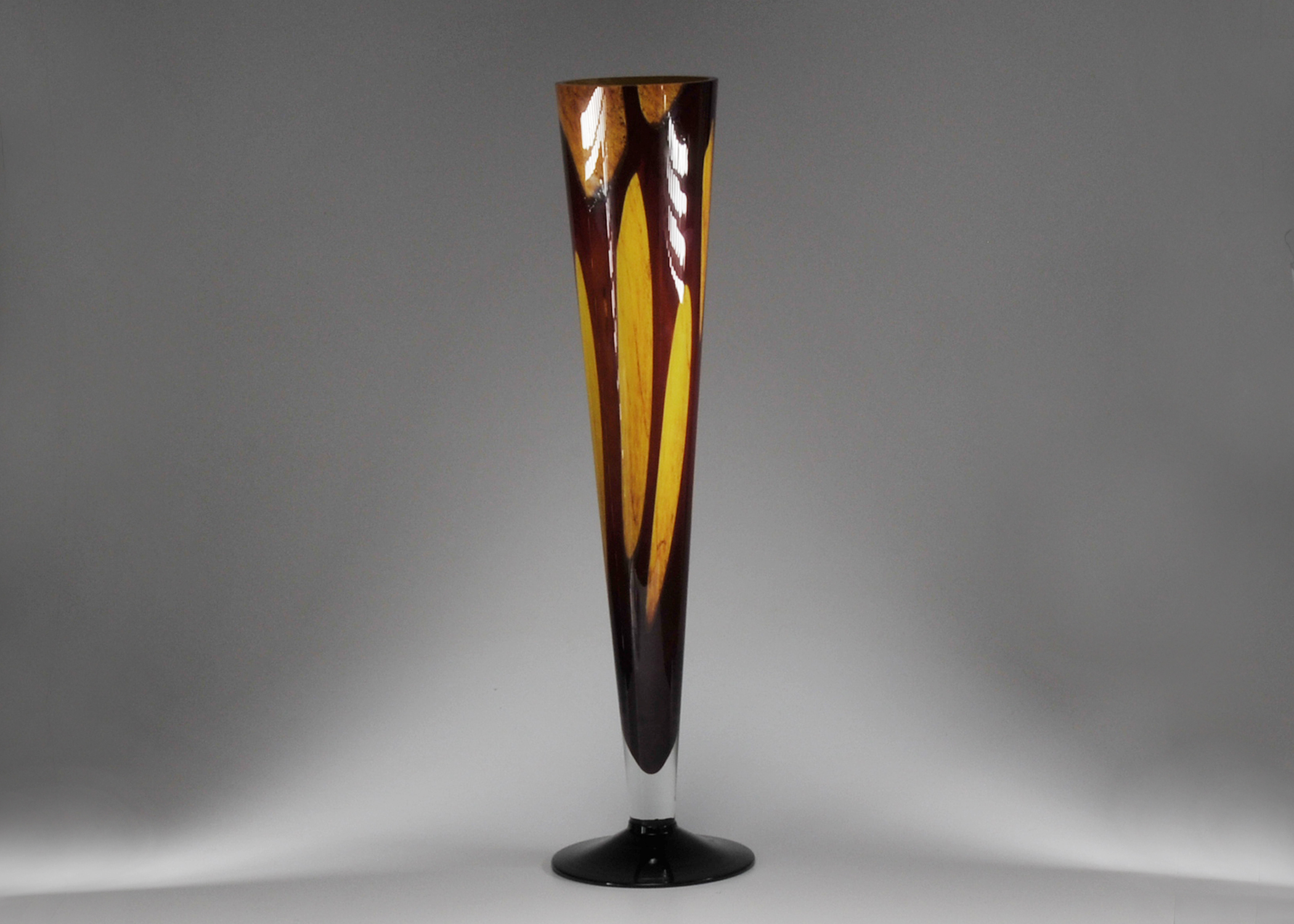 Hand Made Makora Blown Glass Vase