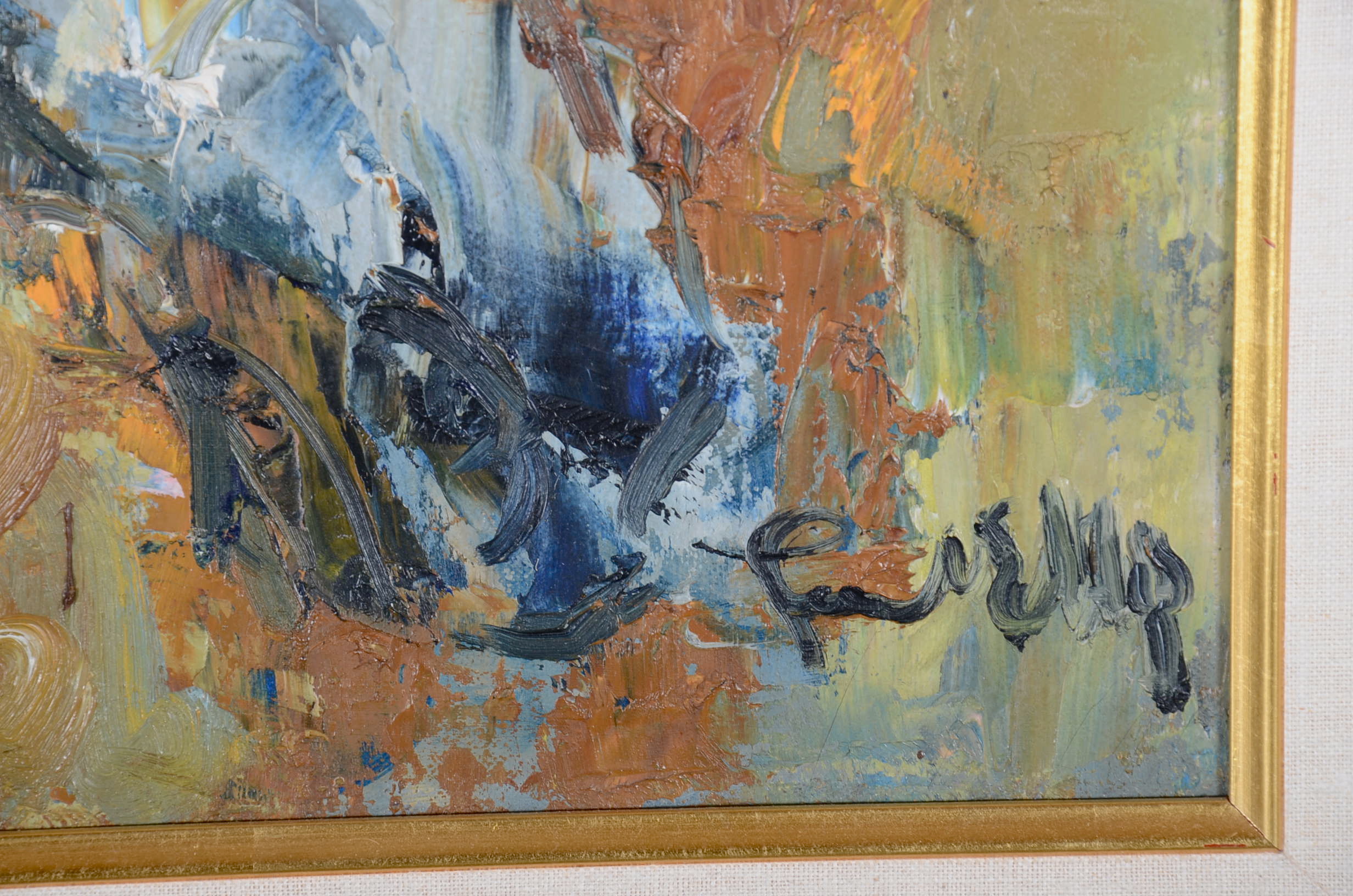 Original Gerald Ellis Oil on Canvas Painting