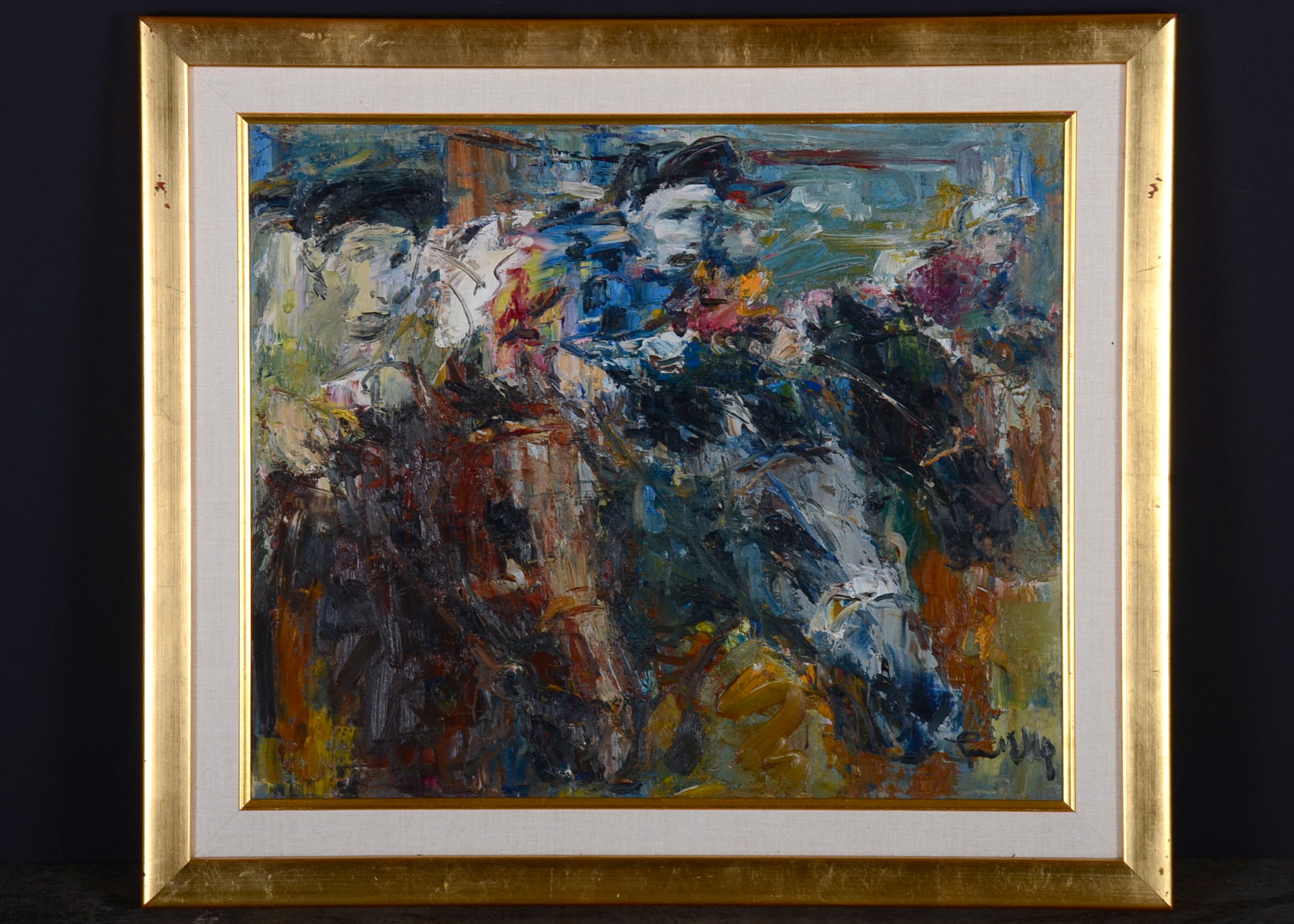 Original Gerald Ellis Oil on Canvas Painting