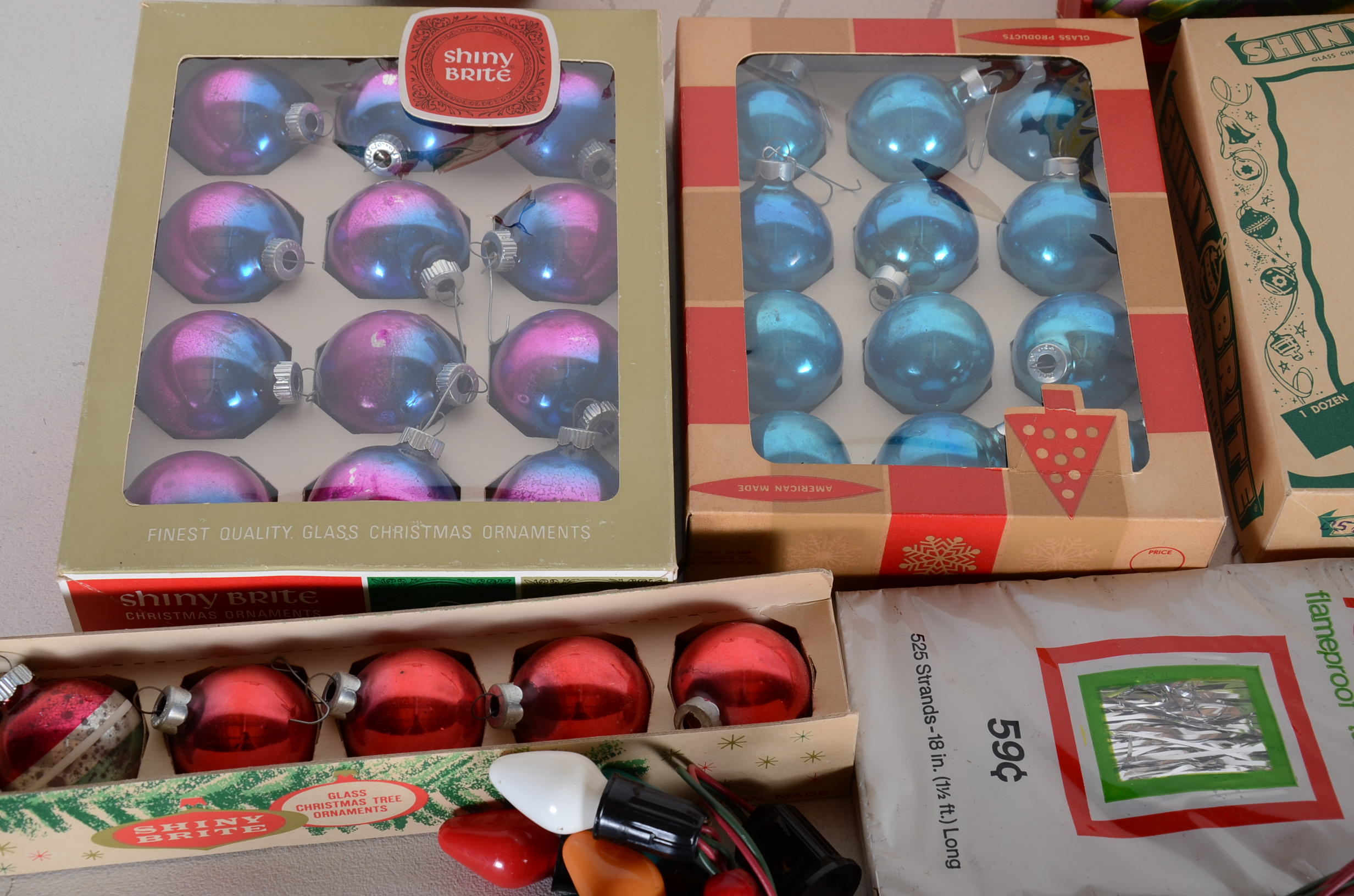 Vintage Christmas Box Lot