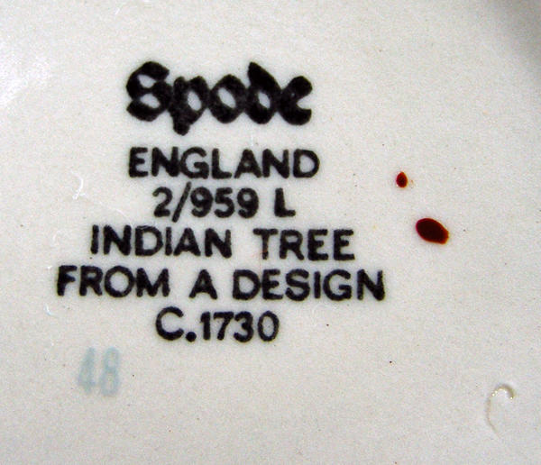Copeland Spode India Tree China Set