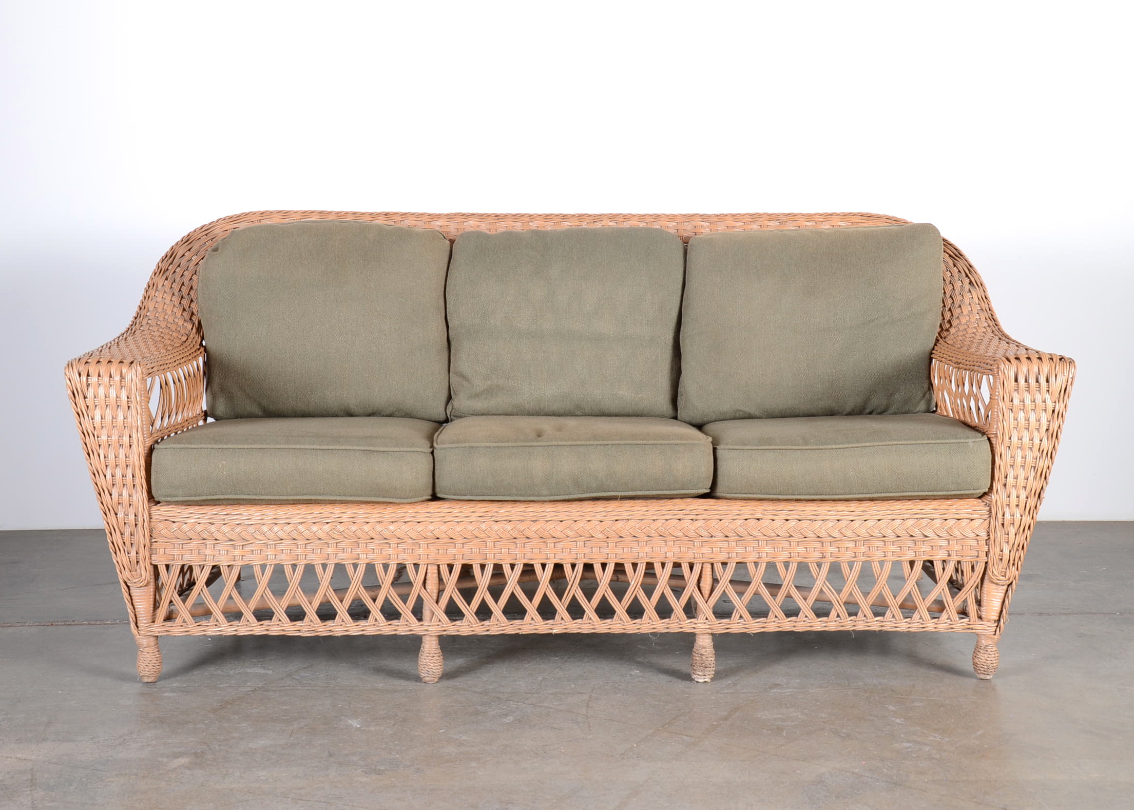 Wicker Sofa by Henry Link