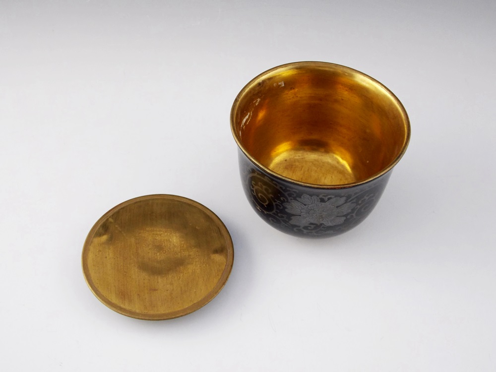 Asian Teacup and Painted Spoon