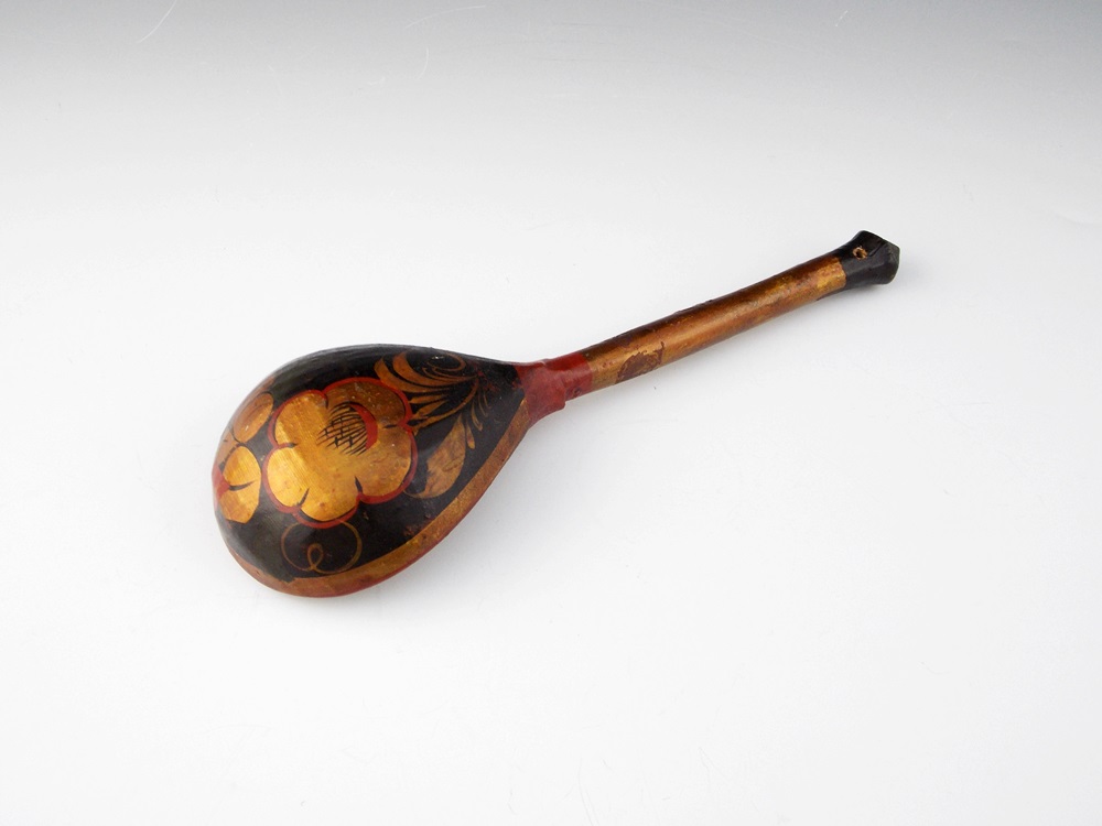 Asian Teacup and Painted Spoon