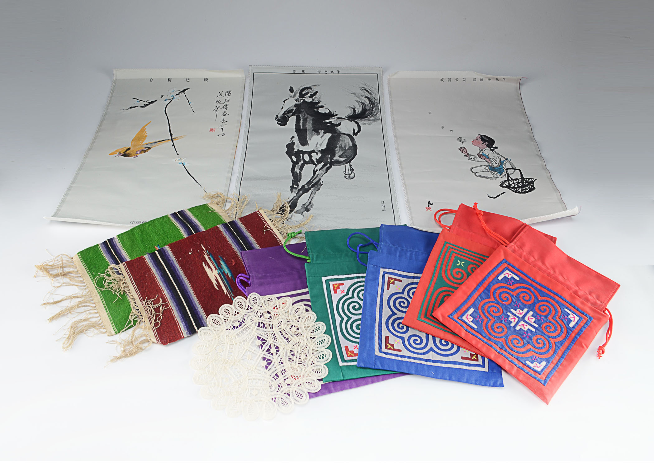 Pleasing group of textiles.