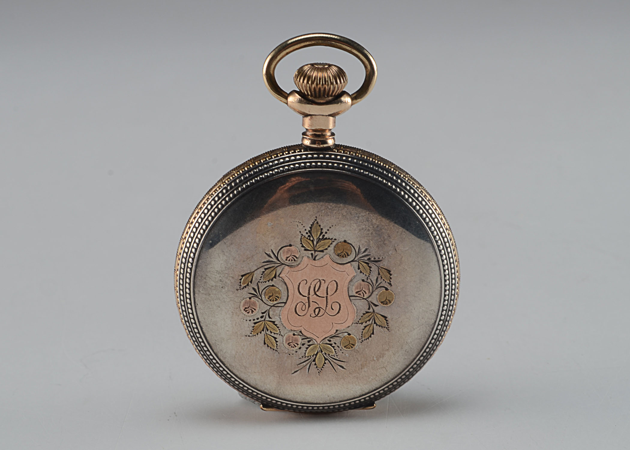 Sterling Silver Walker Hunter Case Pocket Watch.