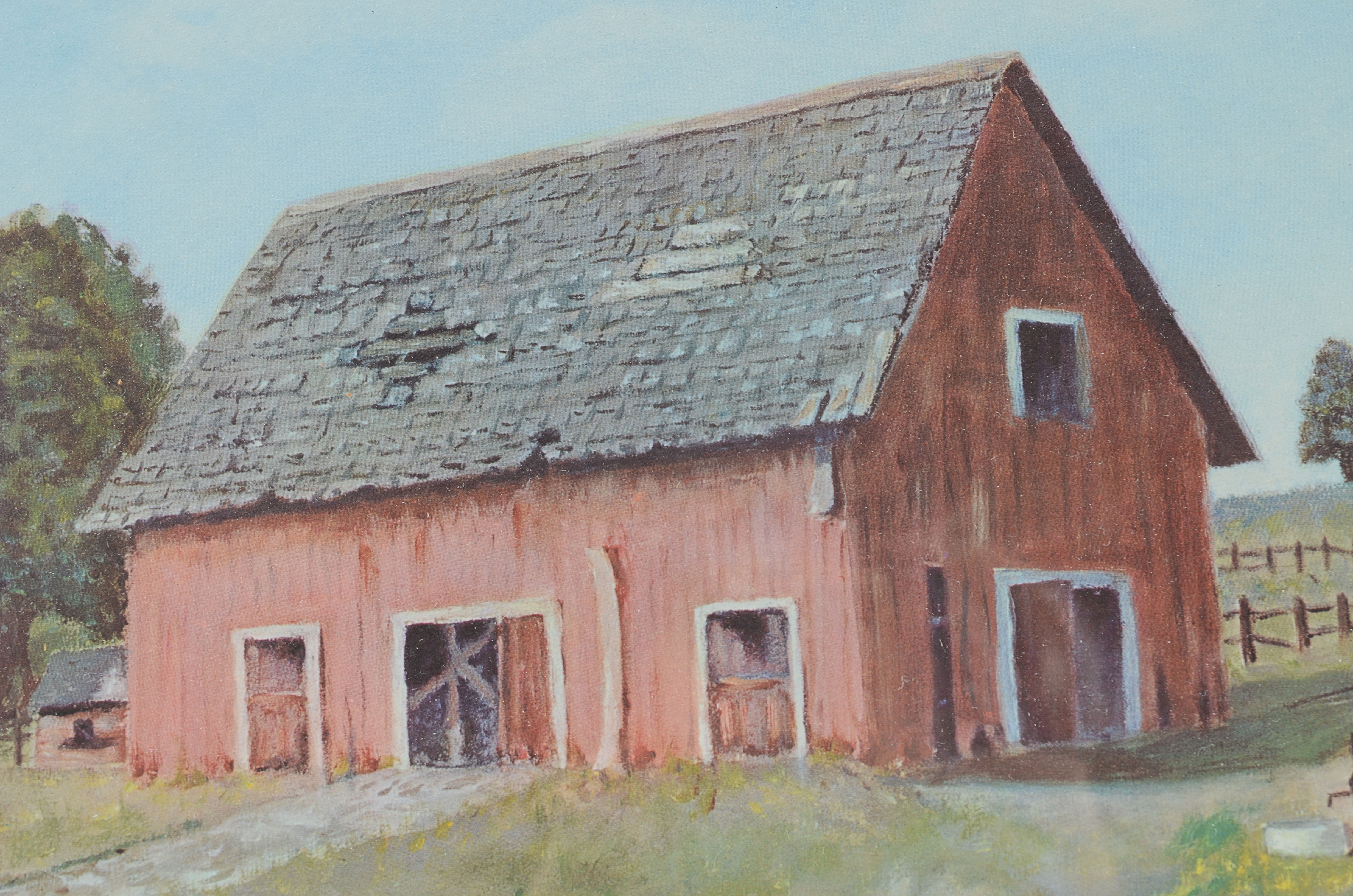Vintage Barn Print