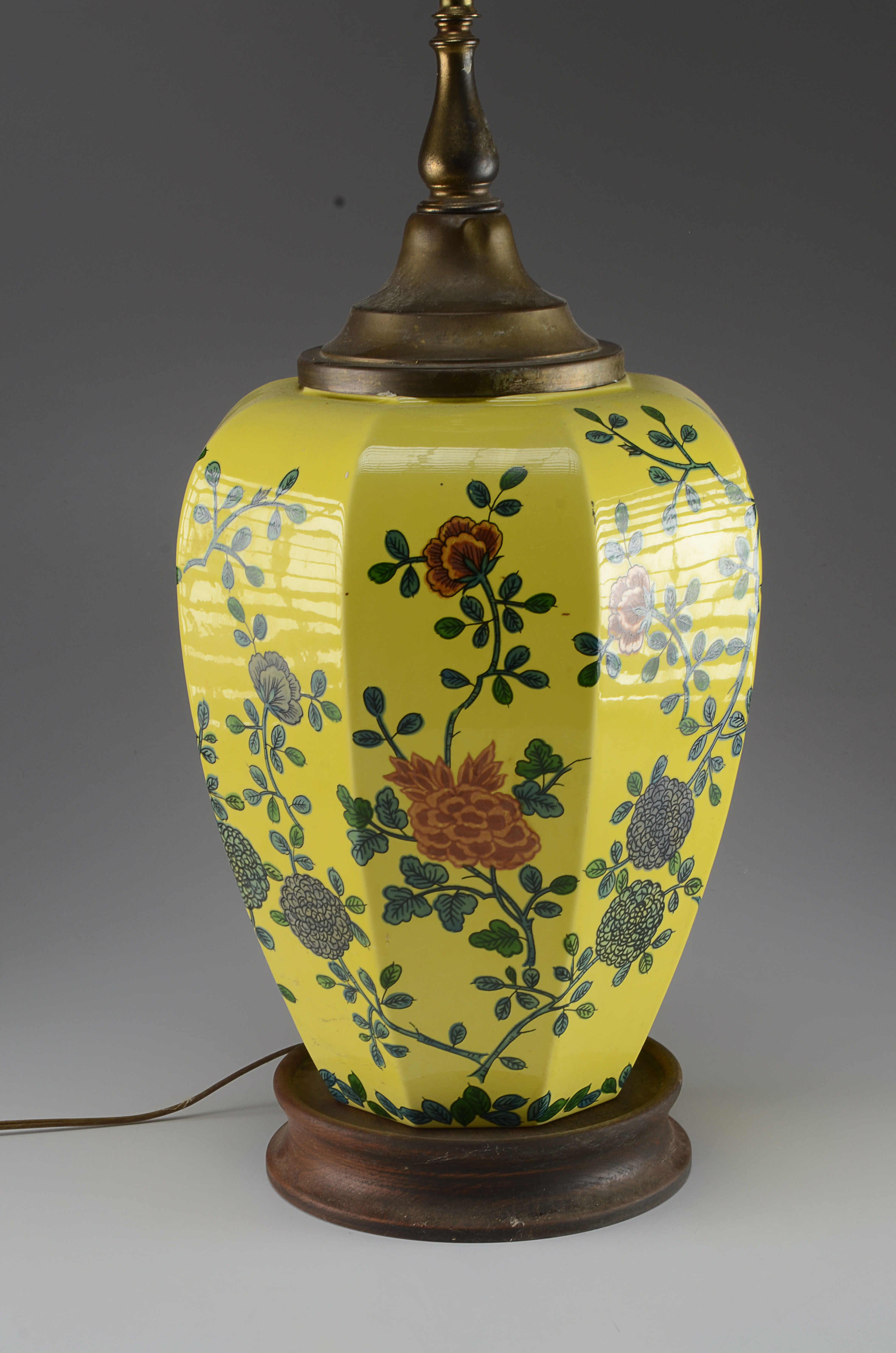 Large Decorative Yellow Lamp