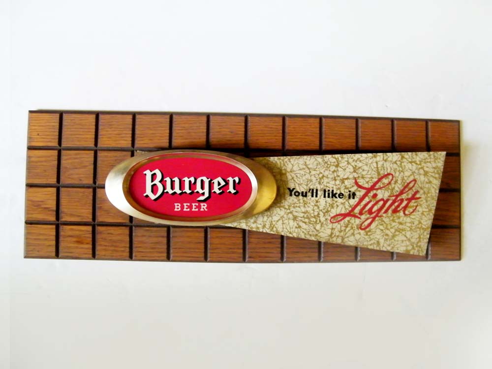 Burger Beer Wall Sign