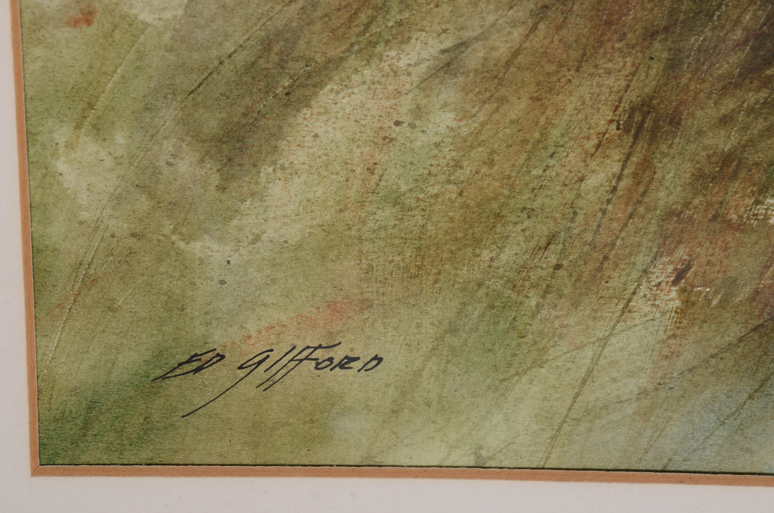 Original Ed Gifford Watercolor on Paper Painting