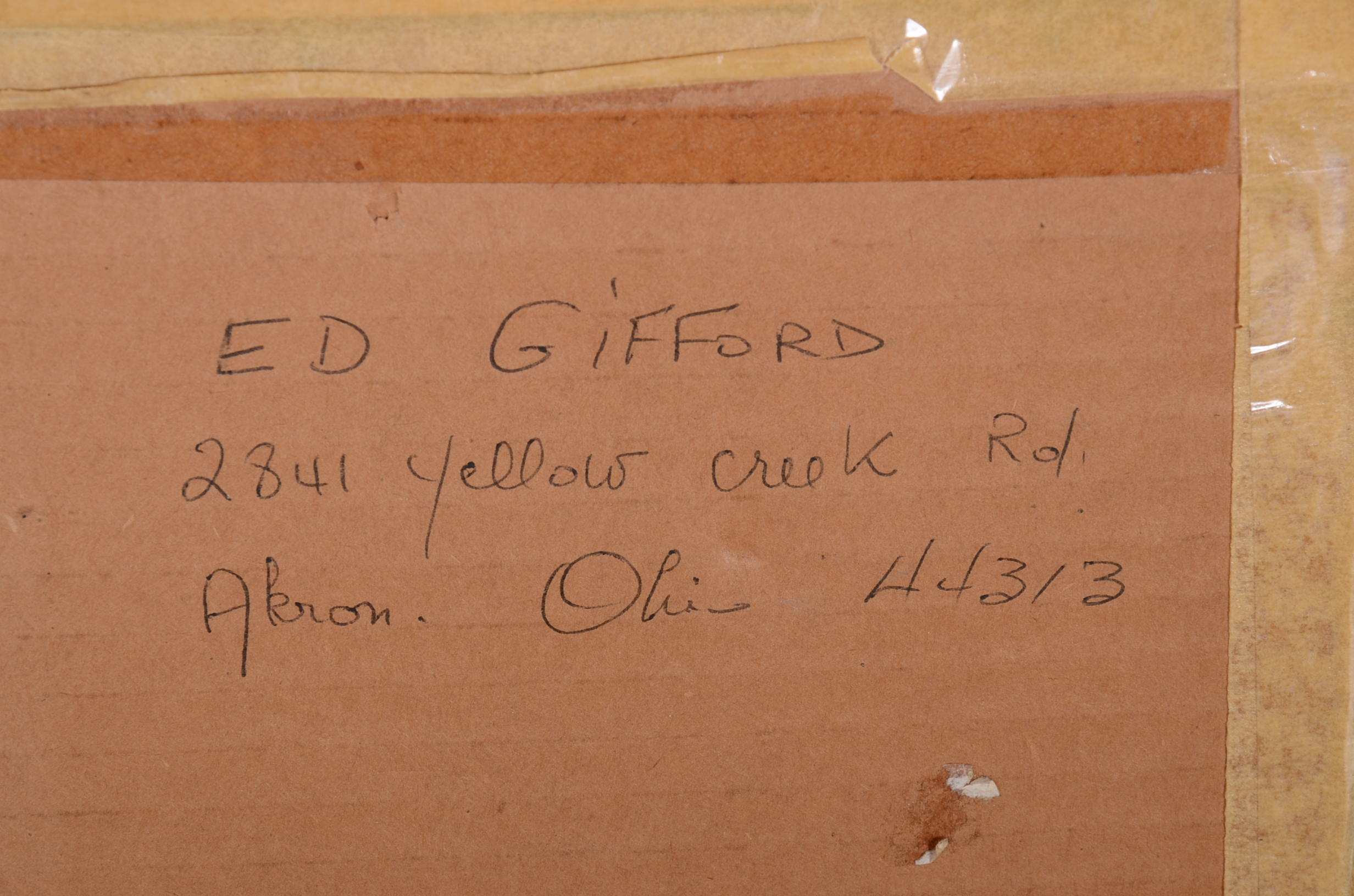 Original Ed Gifford Watercolor on Paper Painting