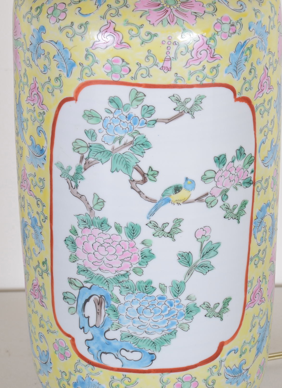 Pair of Chinese Decorated Lamps