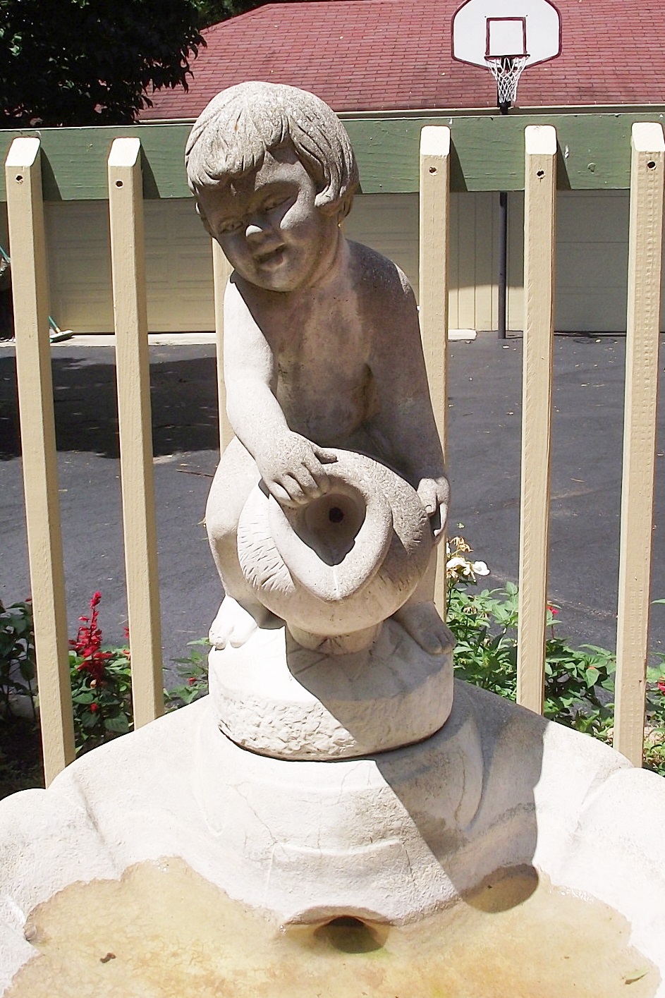 Henri Studio concrete fountain.