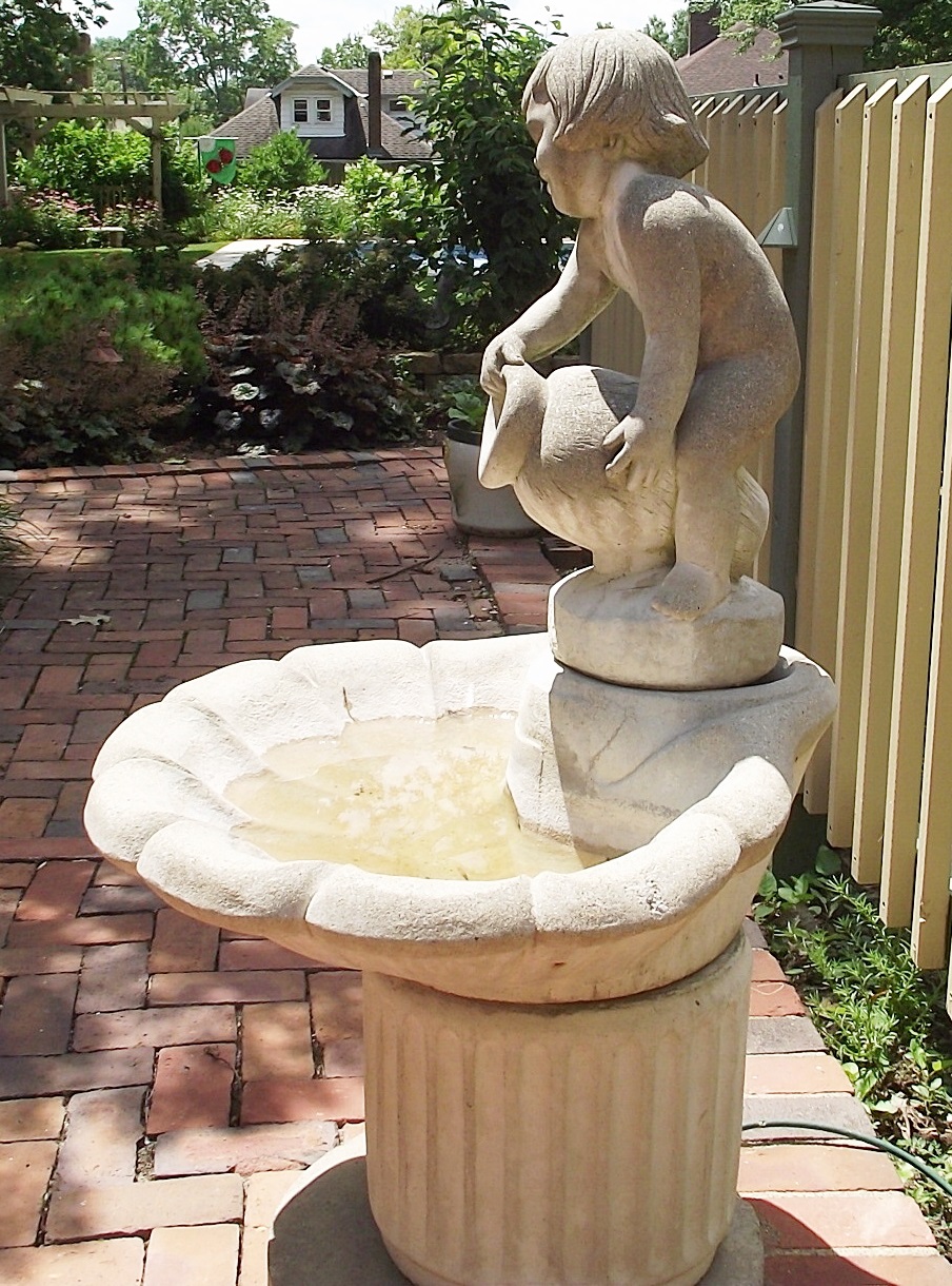 Henri Studio concrete fountain.