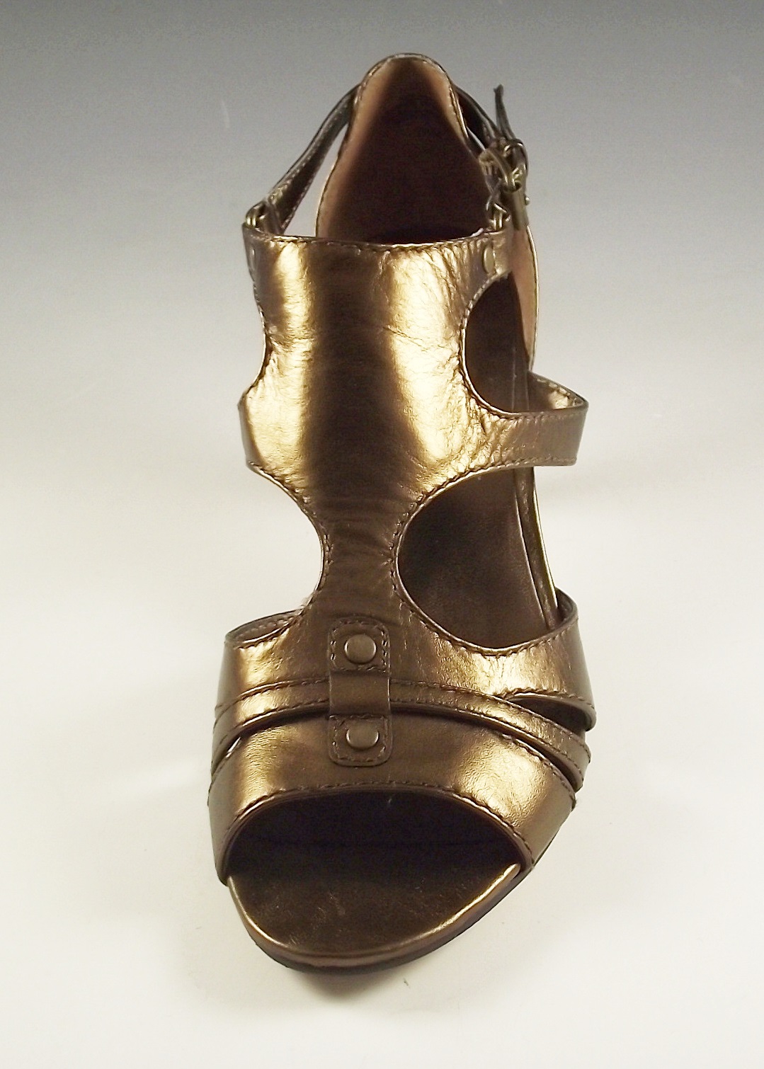 Nine West bronze sandals.