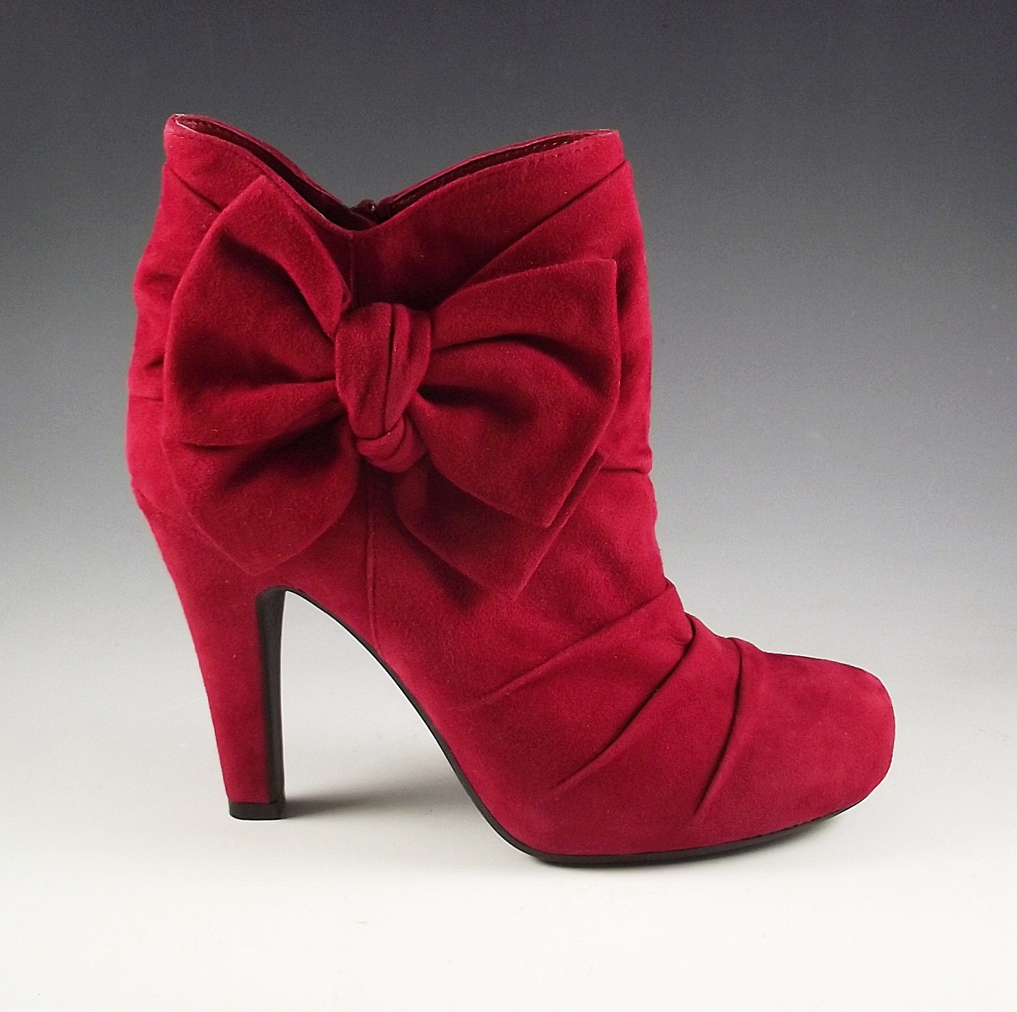 Gianni Bini red suede boots.