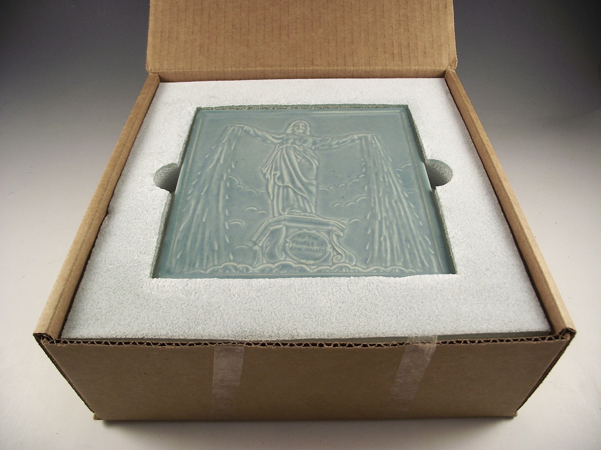 Limited Edition/1st in the series - Rookwood signed tile - Tyler Davidson Fountain