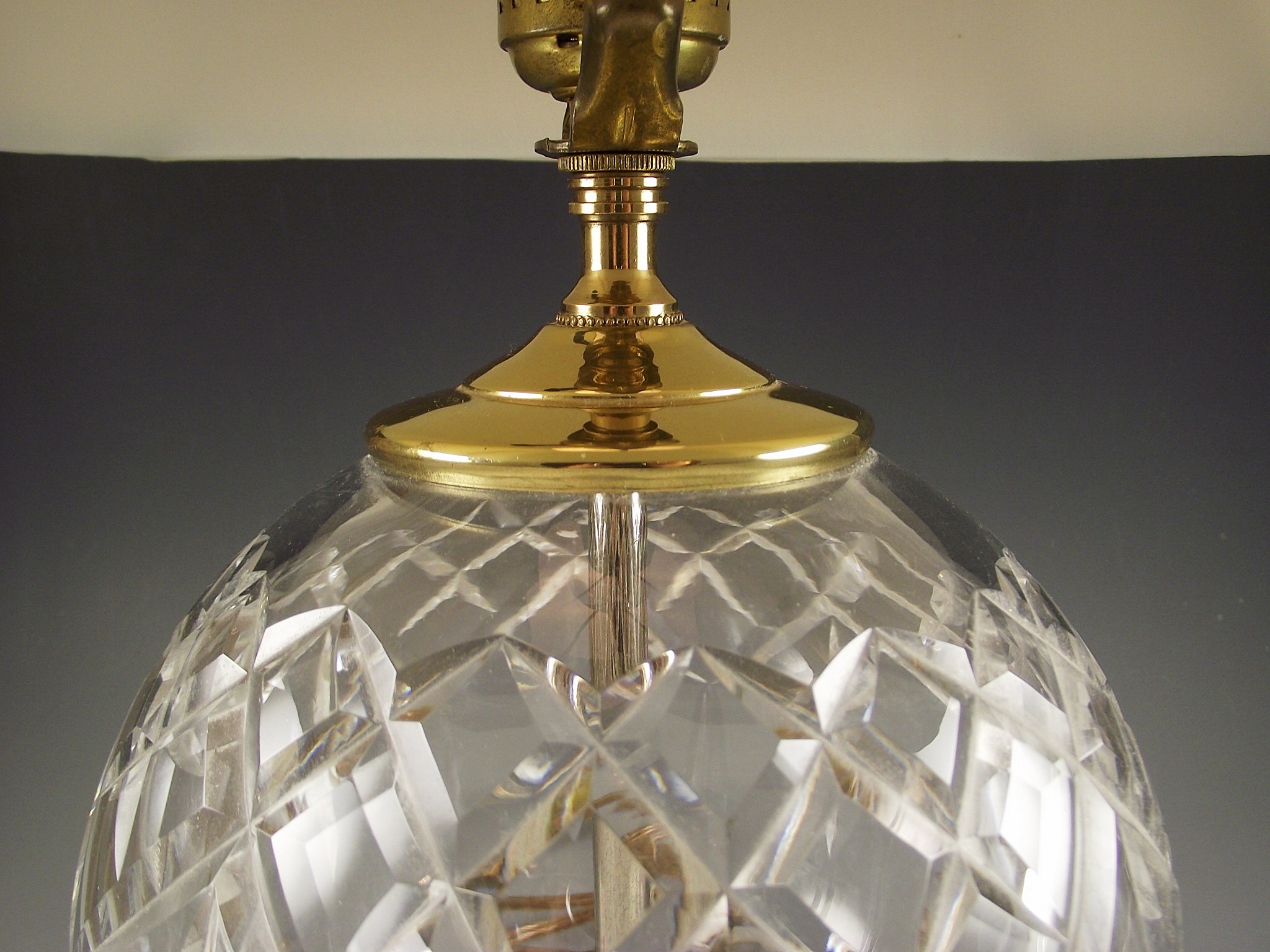 Waterford Crystal lamp.