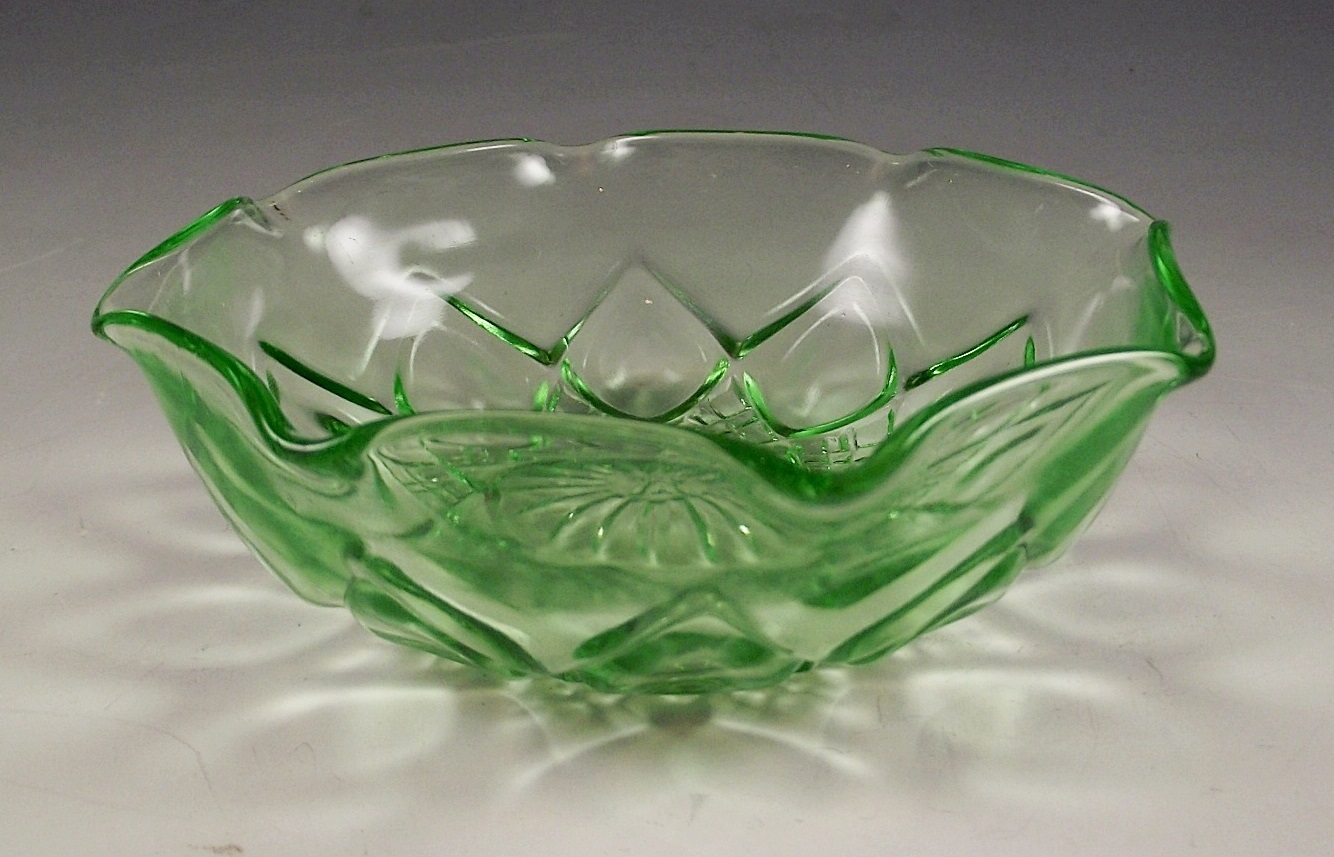 Vintage glass items.