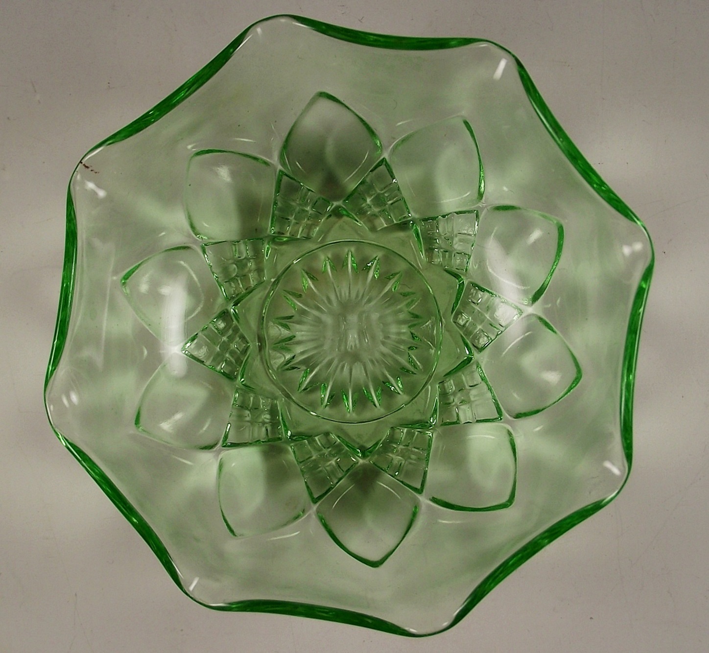 Vintage glass items.